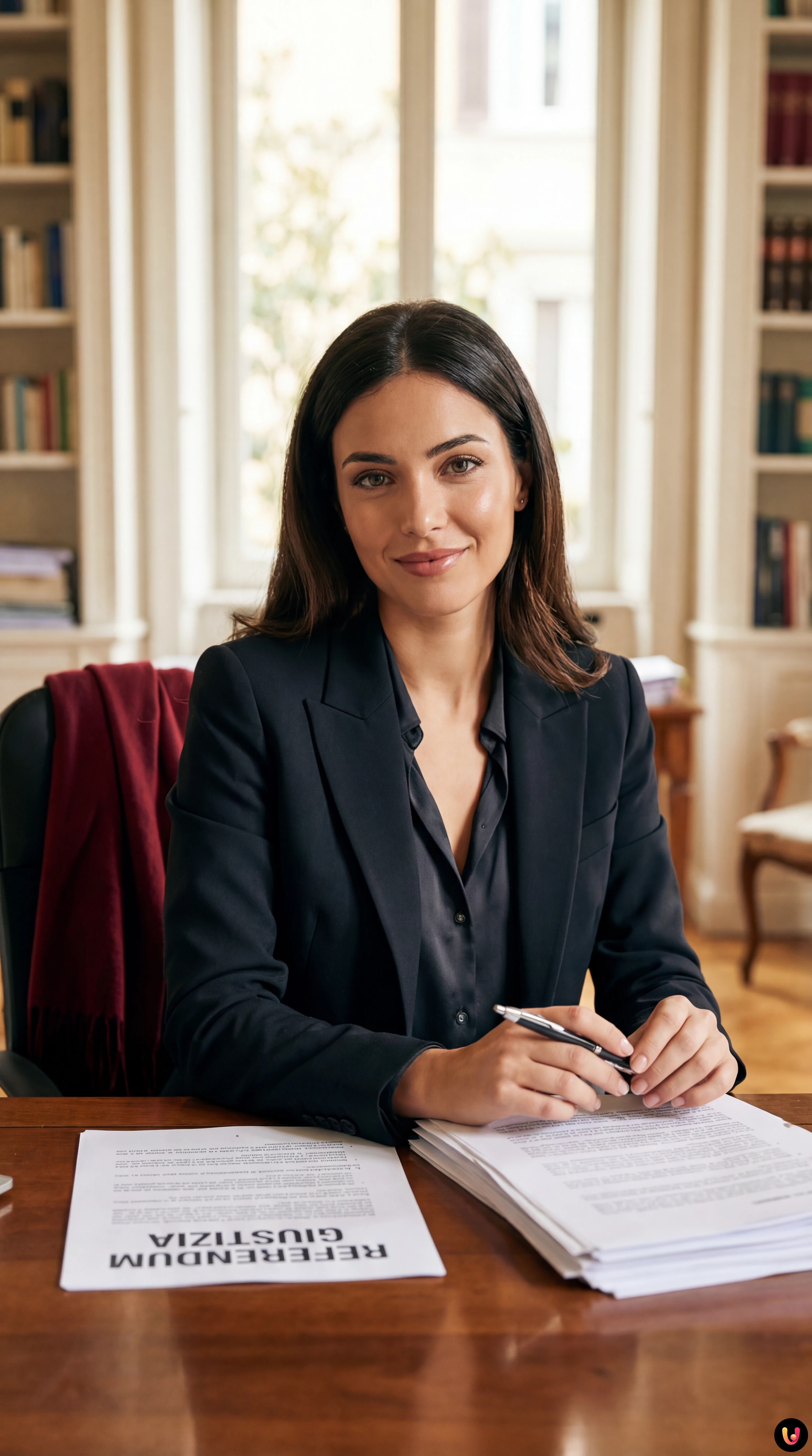 Banchetto raccolta firme per il referendum giustizia in una piazza italiana