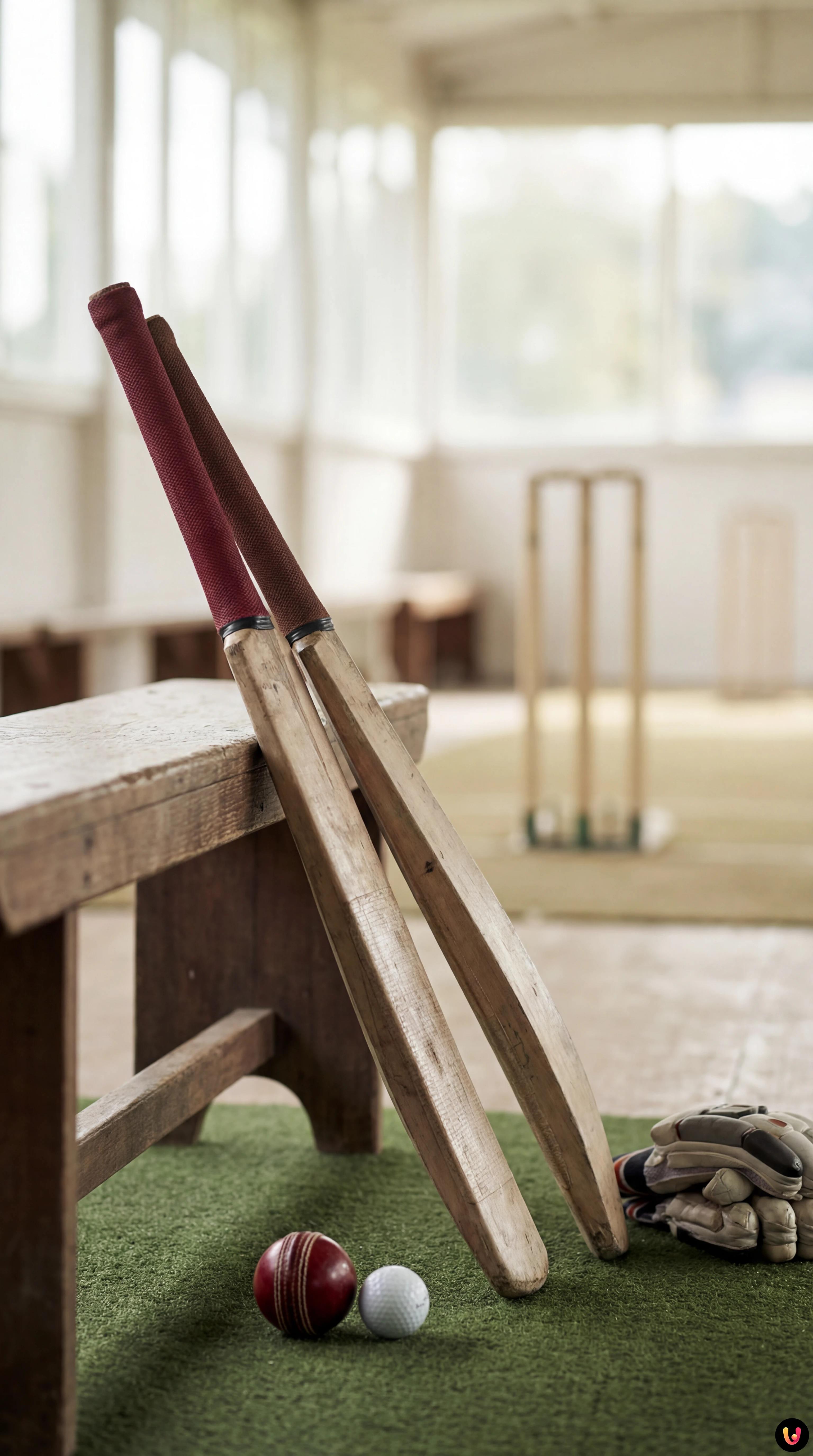 Cricketers Steve Smith and Babar Azam batting together for the Sydney Sixers.