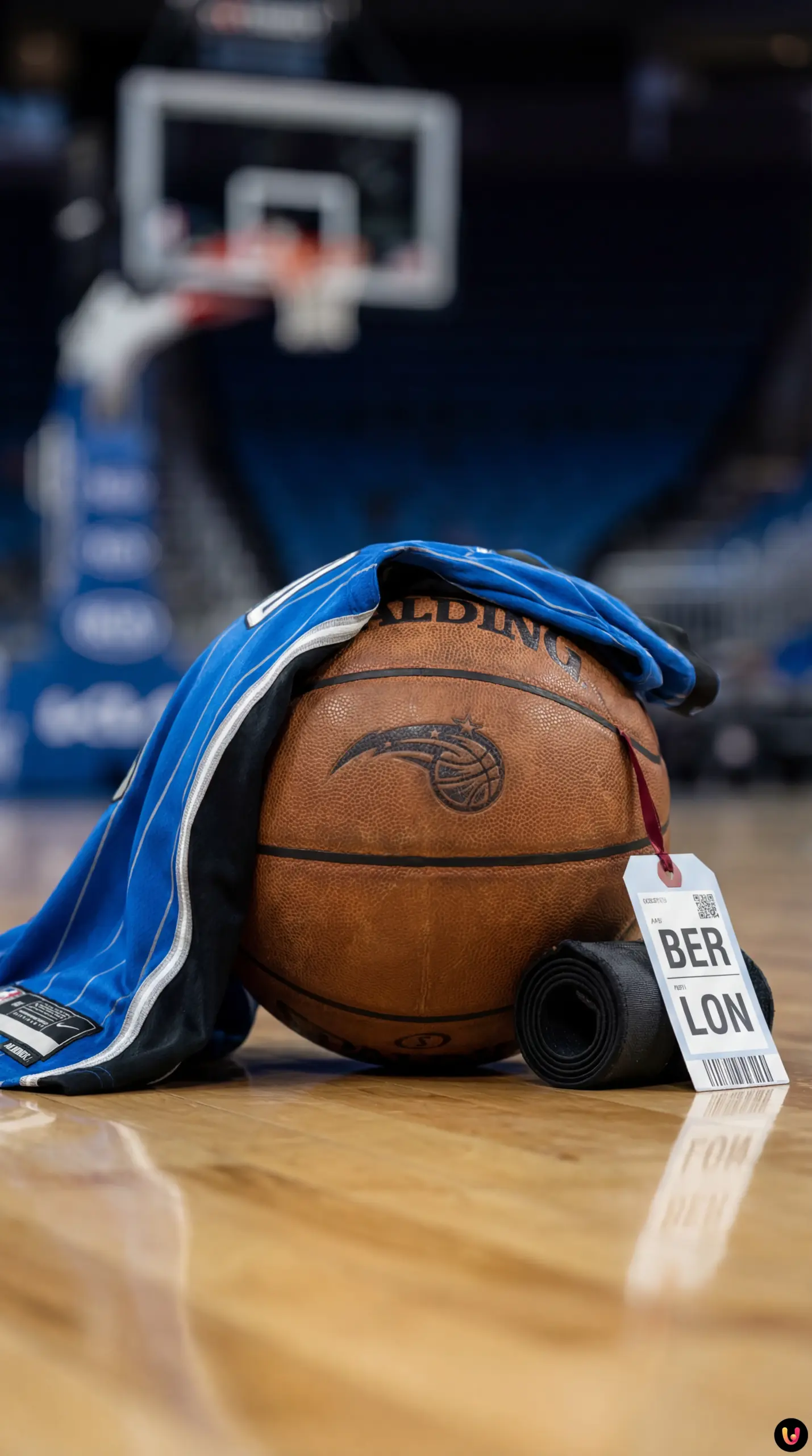Franz Wagner of the Orlando Magic smiles on the court during his return from injury.