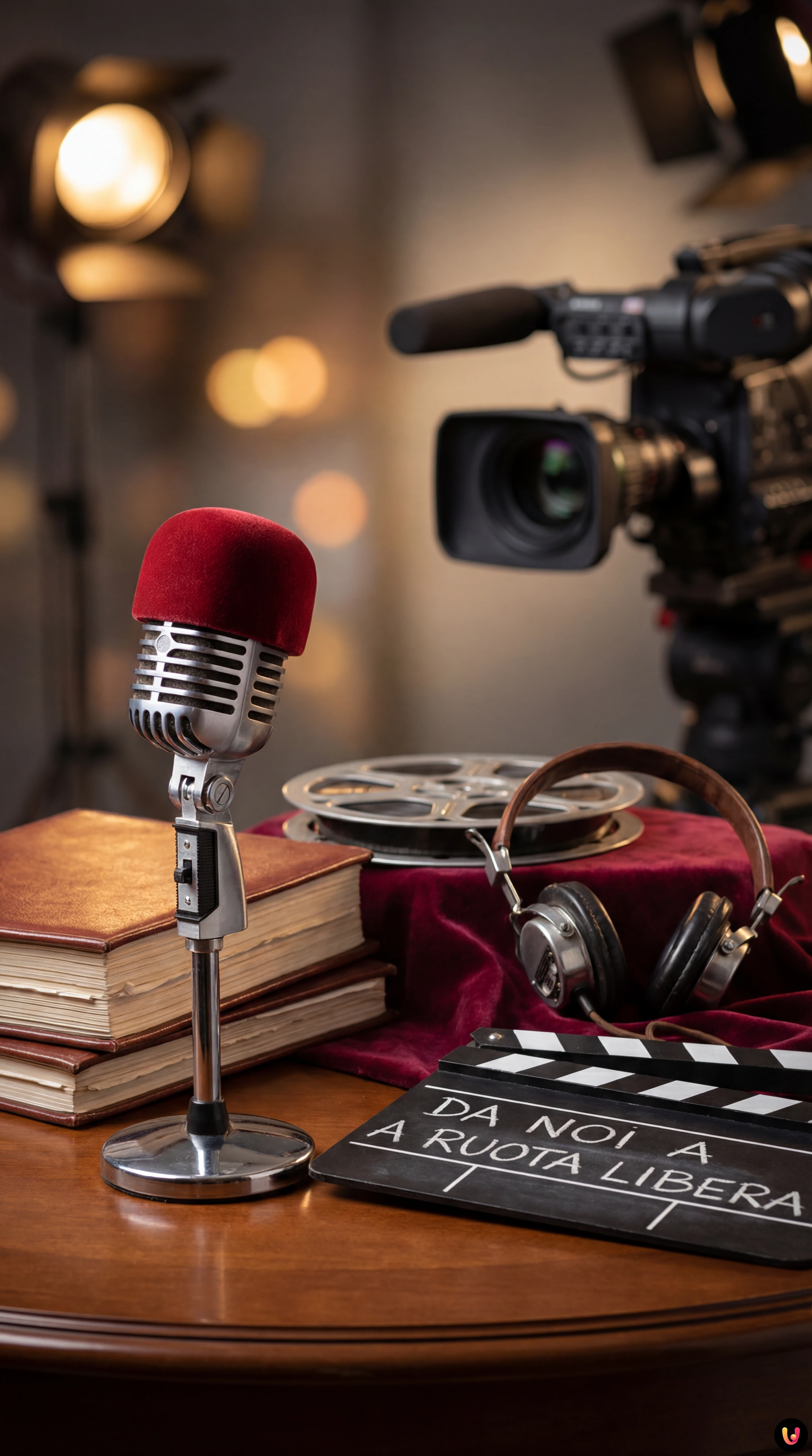 Mietta sorridente intervistata da Francesca Fialdini nello studio di Da noi a ruota libera