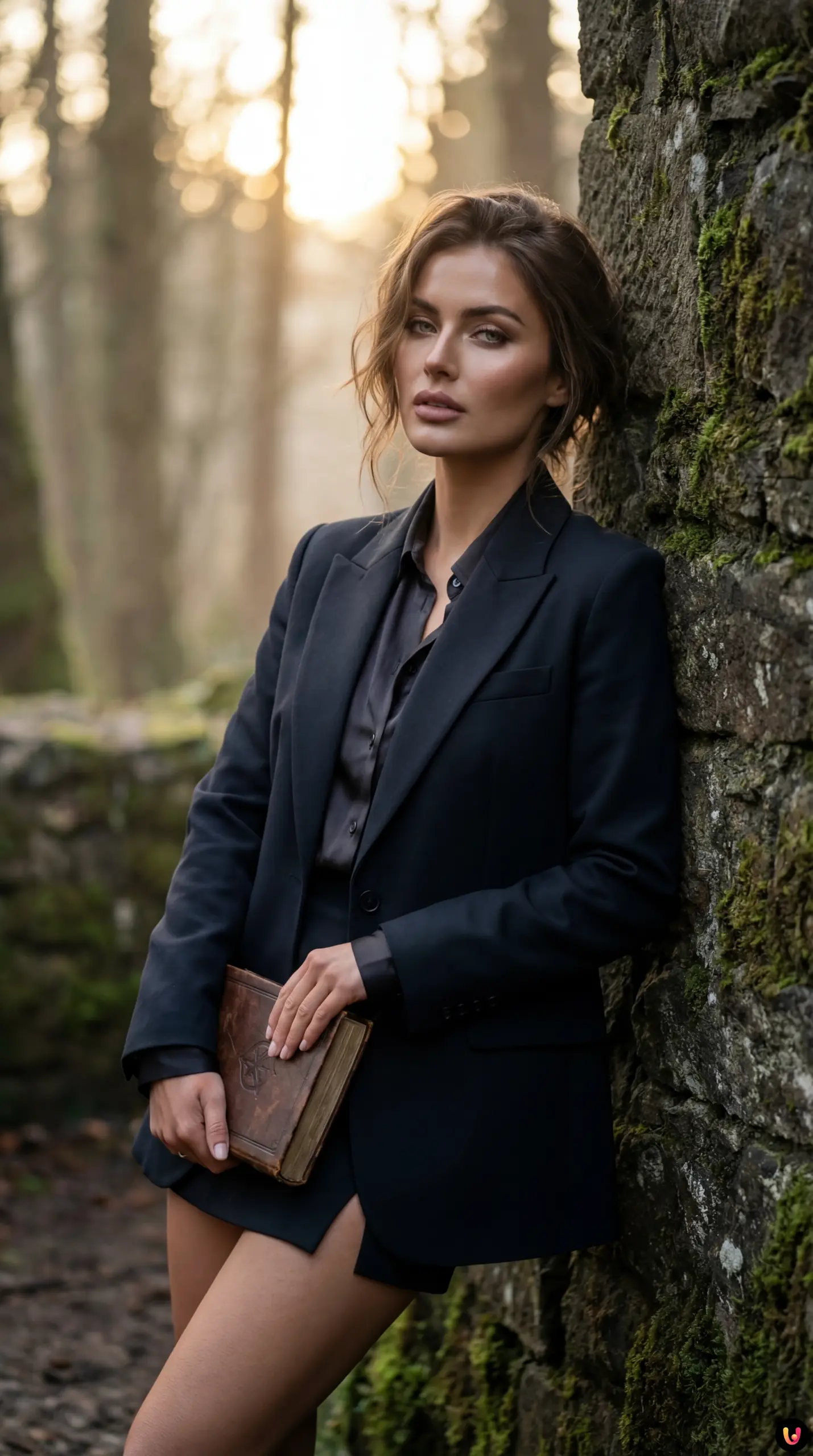 Ser Duncan the Tall and Egg standing in the rugged Northern Ireland landscape.