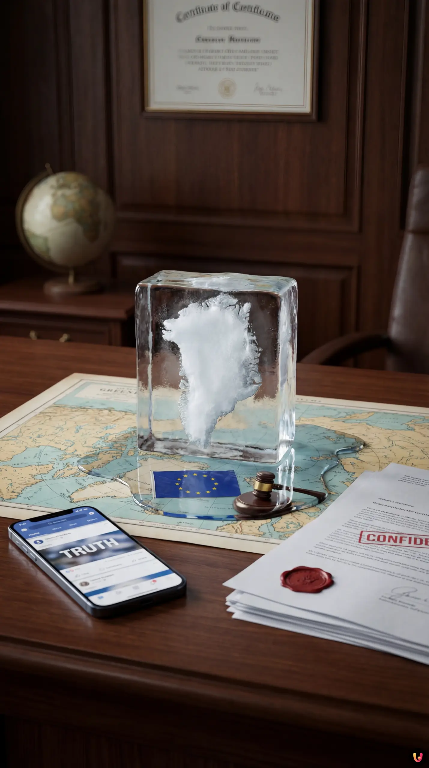 Conf&eacute;rence de presse des ministres europ&eacute;ens face aux menaces de Trump