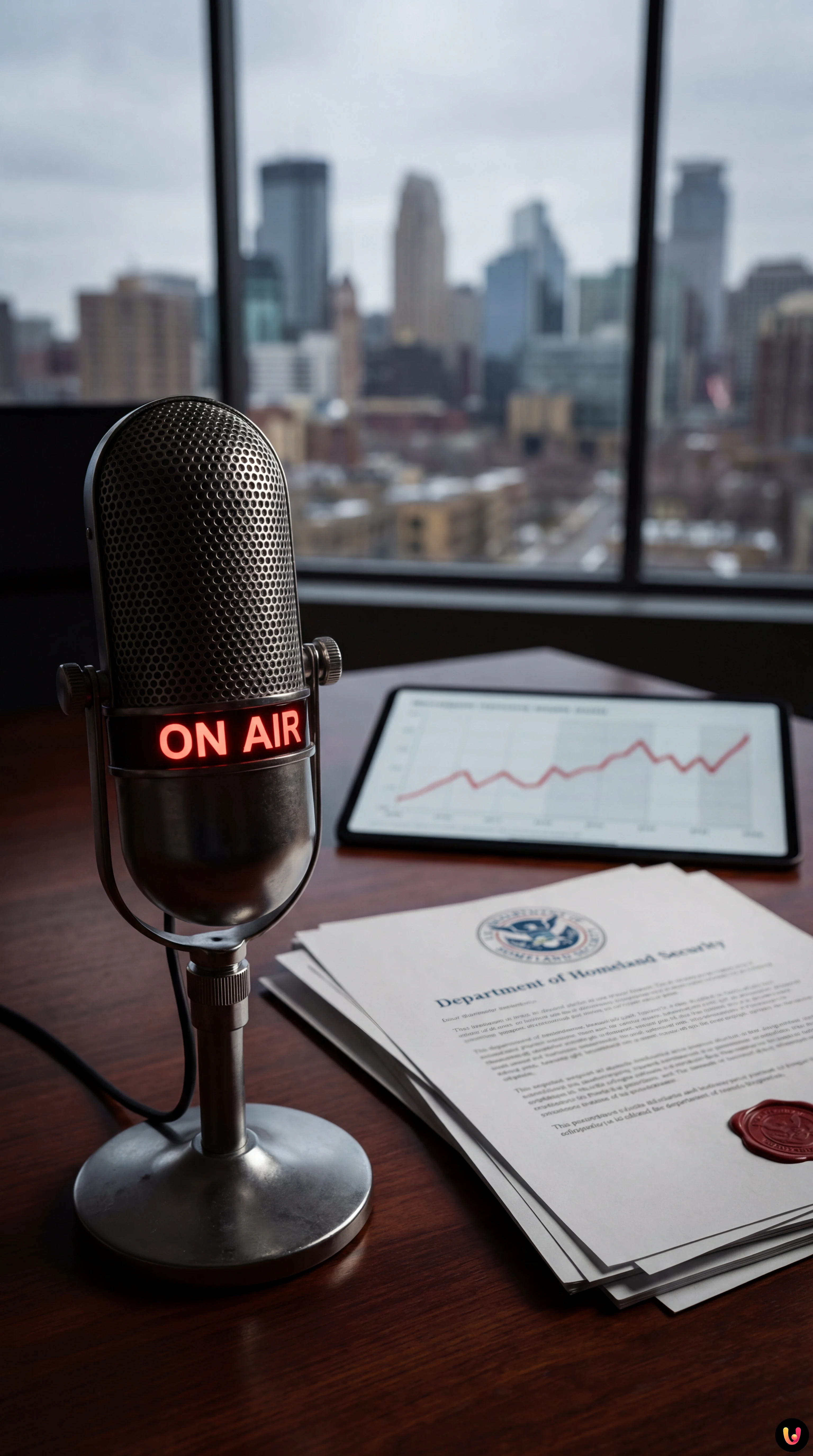 Kristi Noem speaking intensely during a CBS Face the Nation interview