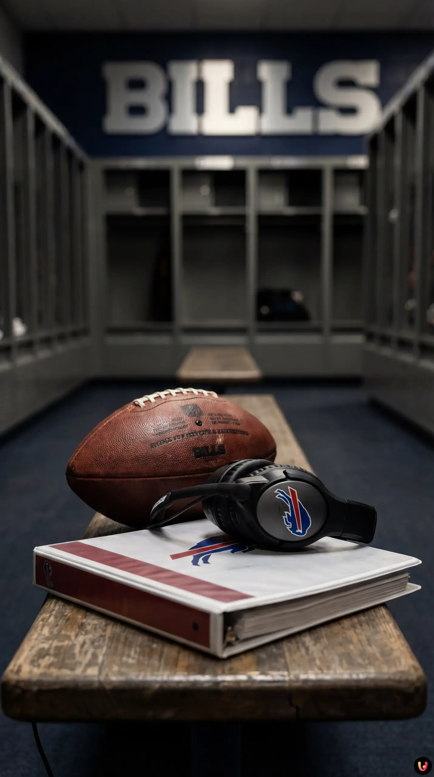 Sean McDermott looks serious on the Buffalo Bills sideline during a game.