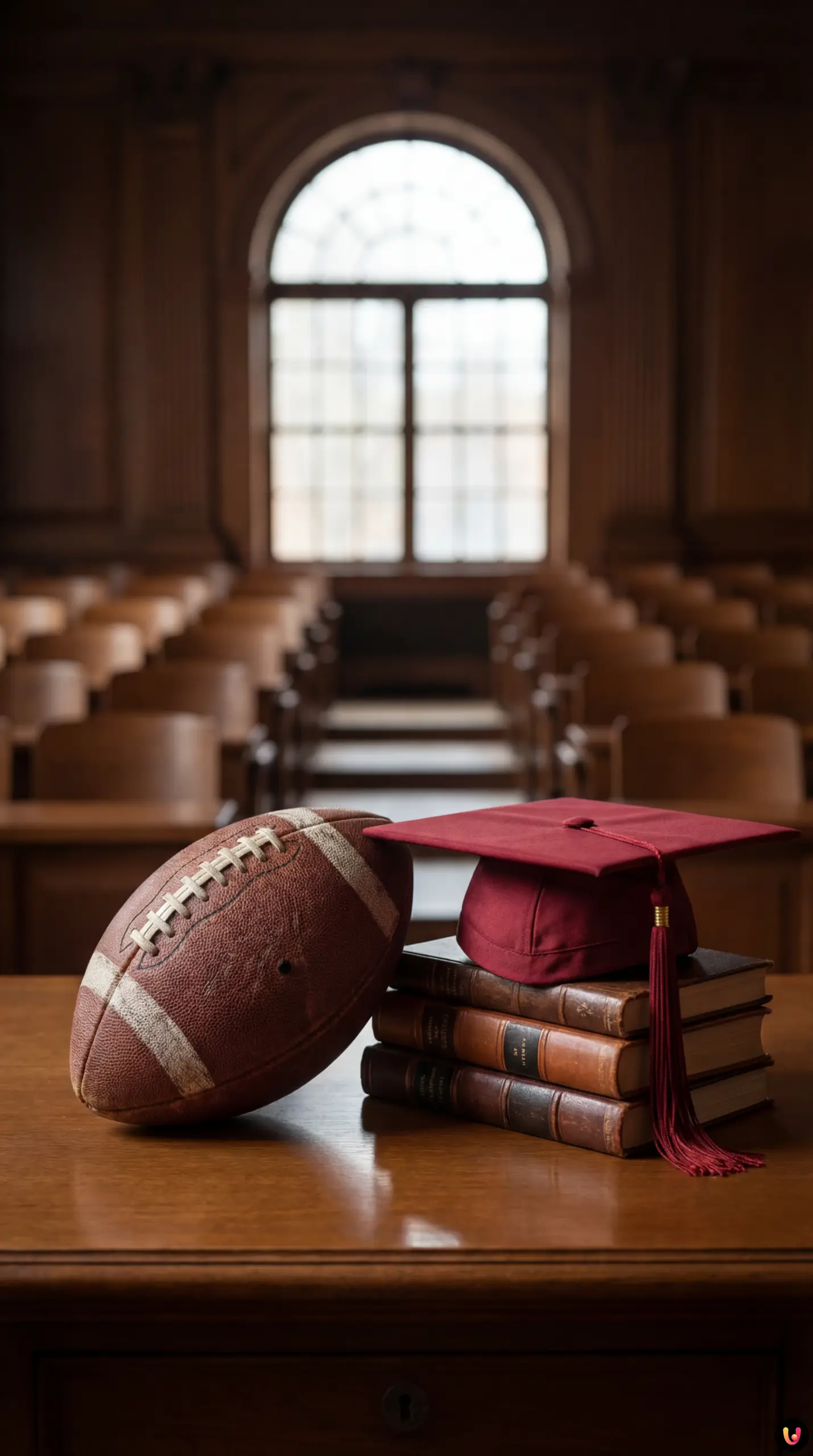 Miami Hurricanes quarterback Carson Beck speaking during a media session.