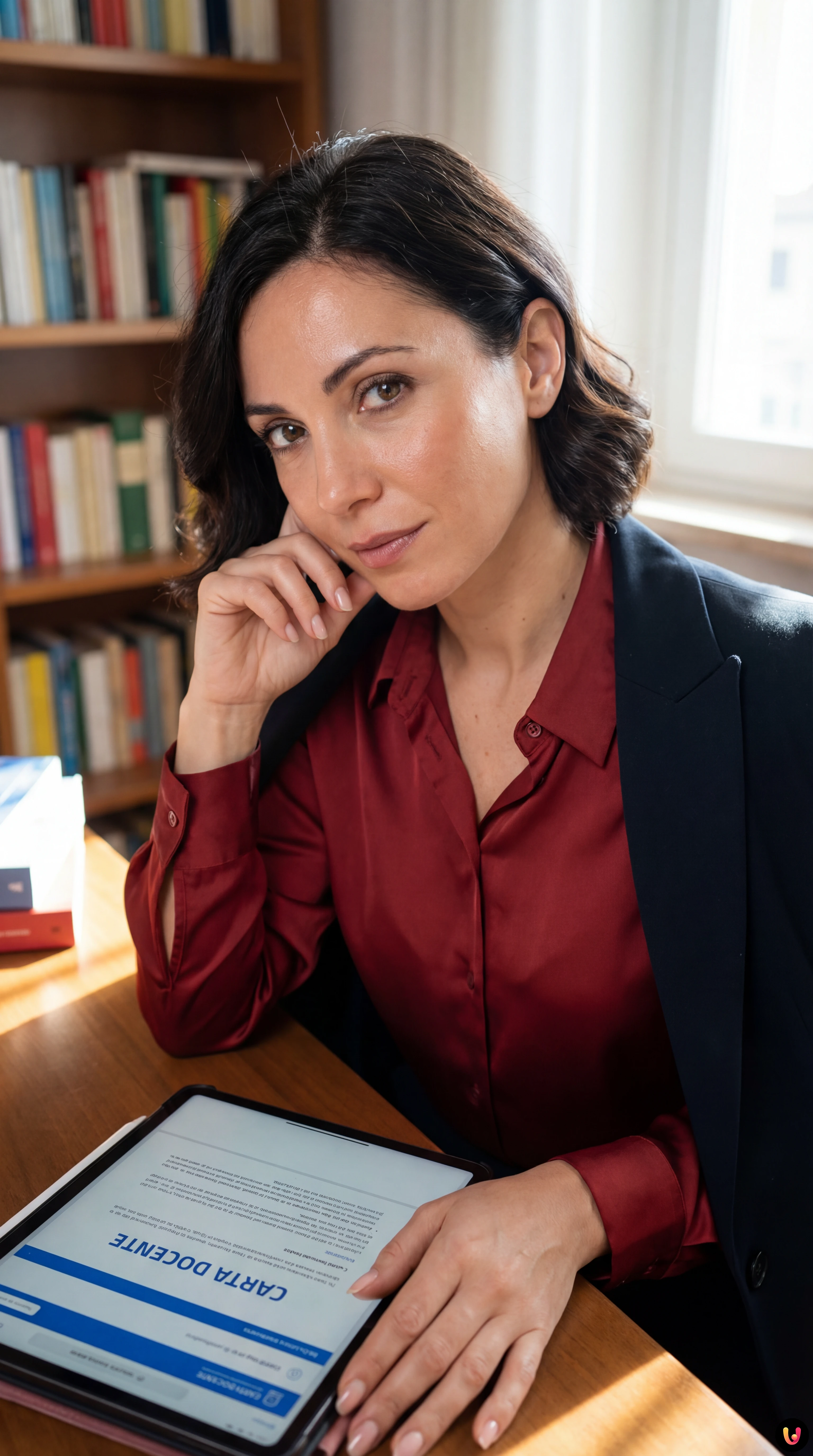 Docente controlla l'accredito dei fondi Carta Docente 2026 sul computer portatile