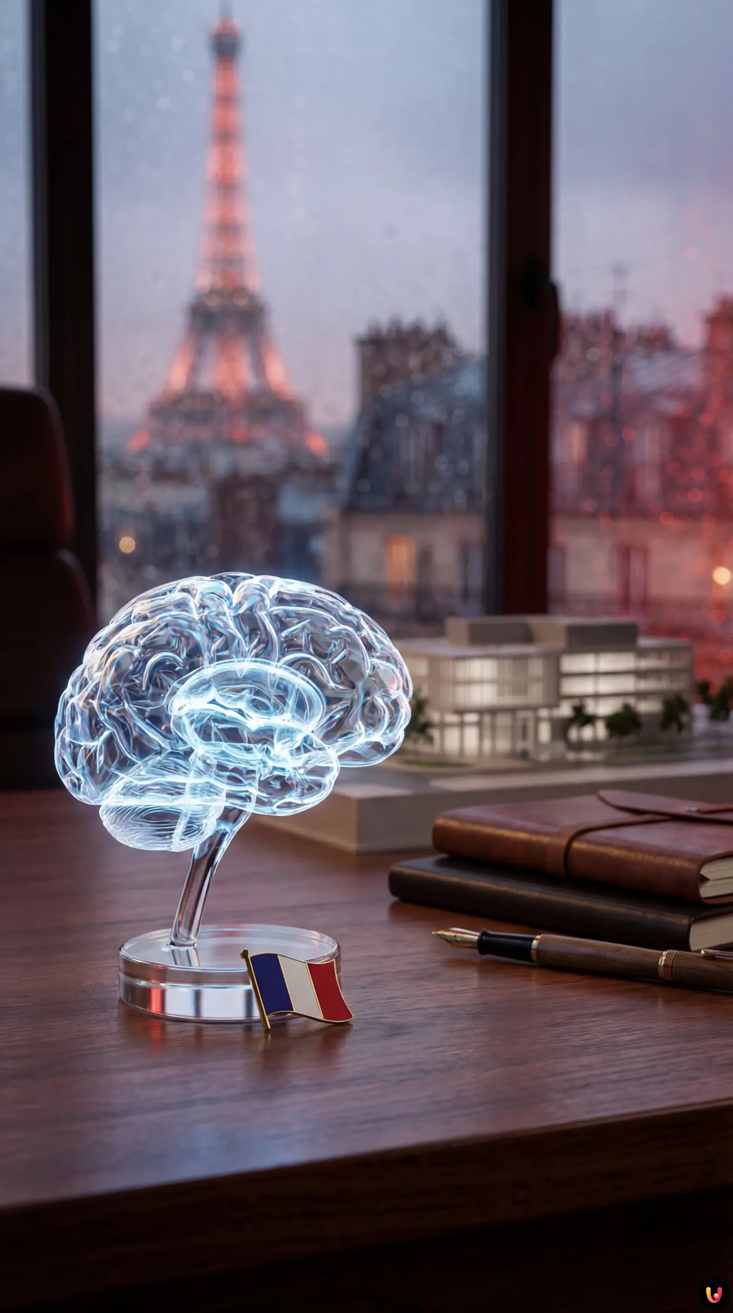 Portrait de Yann LeCun lors d'une conférence sur l'intelligence artificielle.