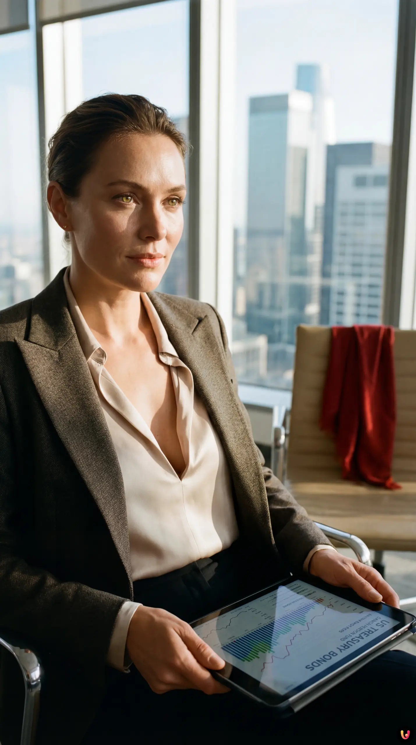 Concept financier illustrant la vente de la dette am&eacute;ricaine par un fonds danois