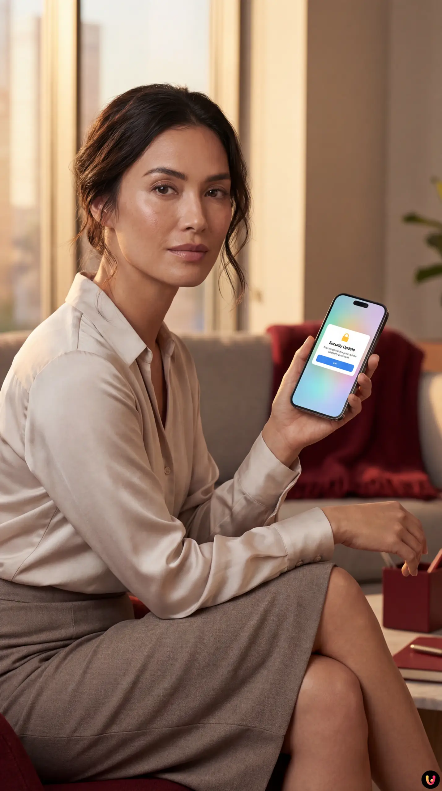 Smartphone Display mit Benachrichtigung zum Samsung Sicherheitsupdate Januar 2026