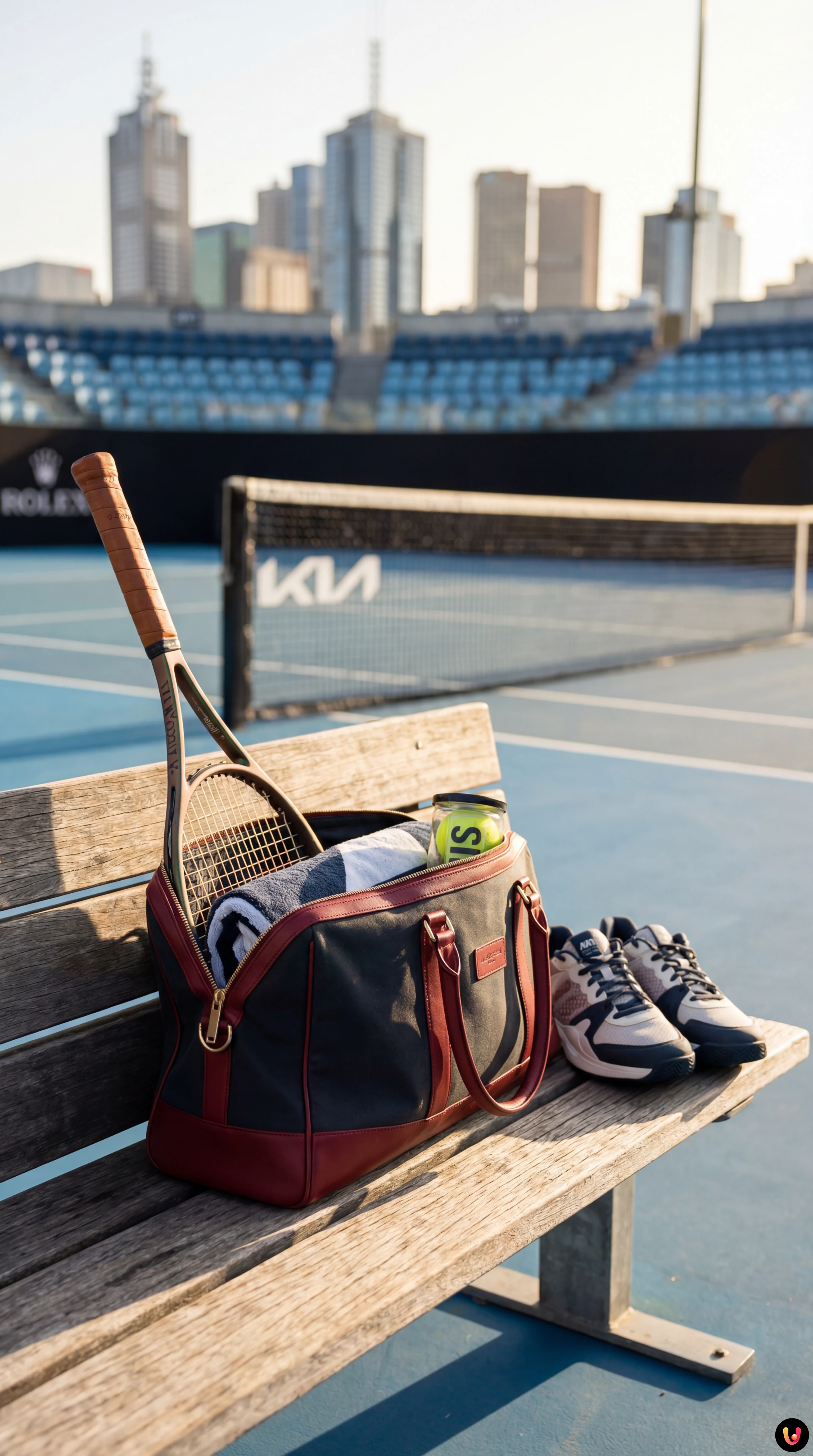 Dane Sweeny competes on the court during the Australian Open 2026 tournament.
