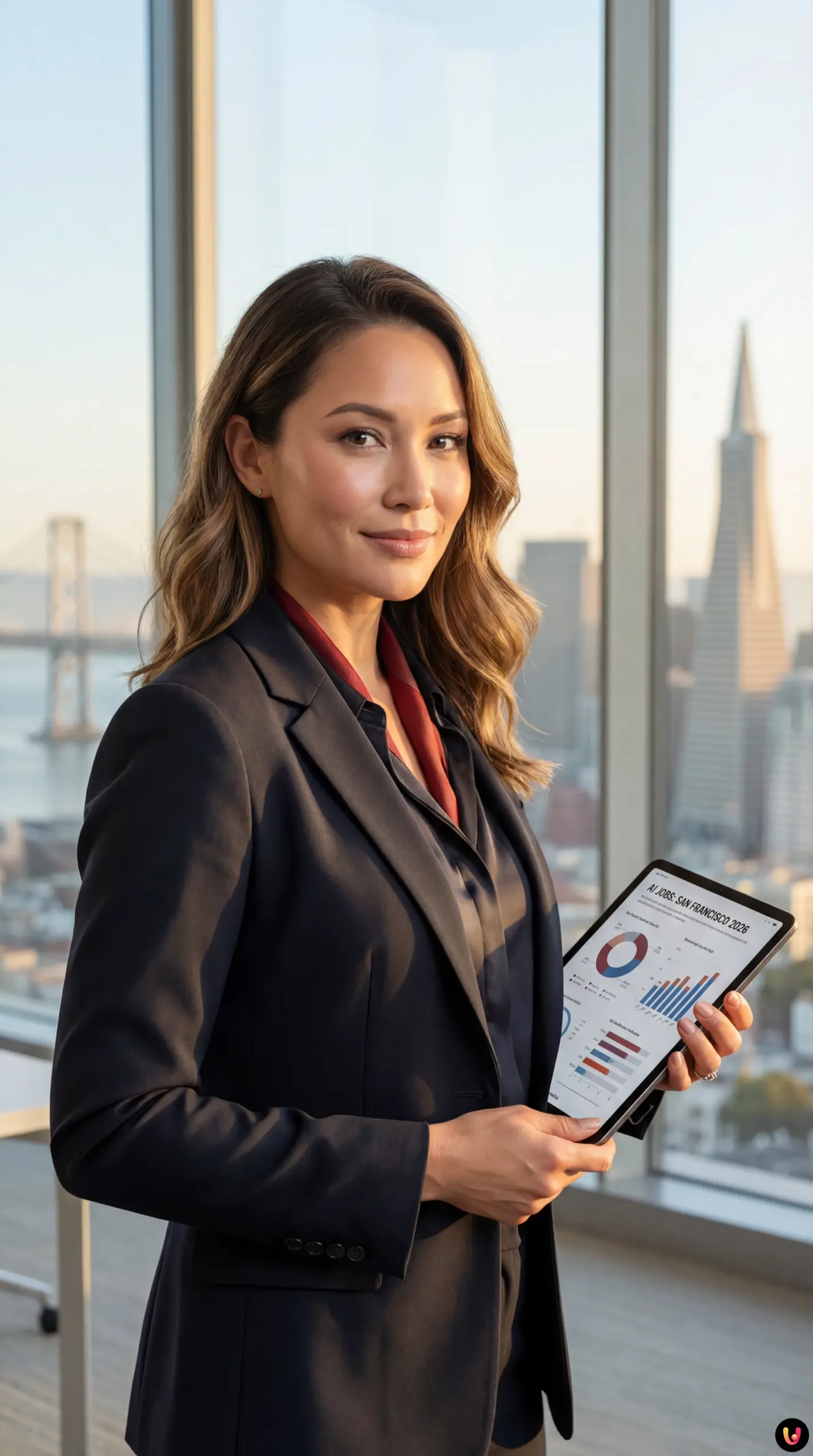 Engineers analyzing AI data on screens in a modern San Francisco office.