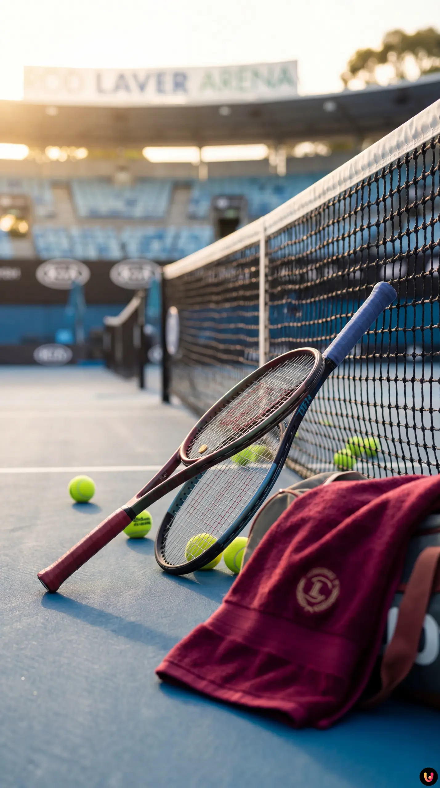 Alex de Minaur and Frances Tiafoe competing on the court at the 2026 Australian Open.