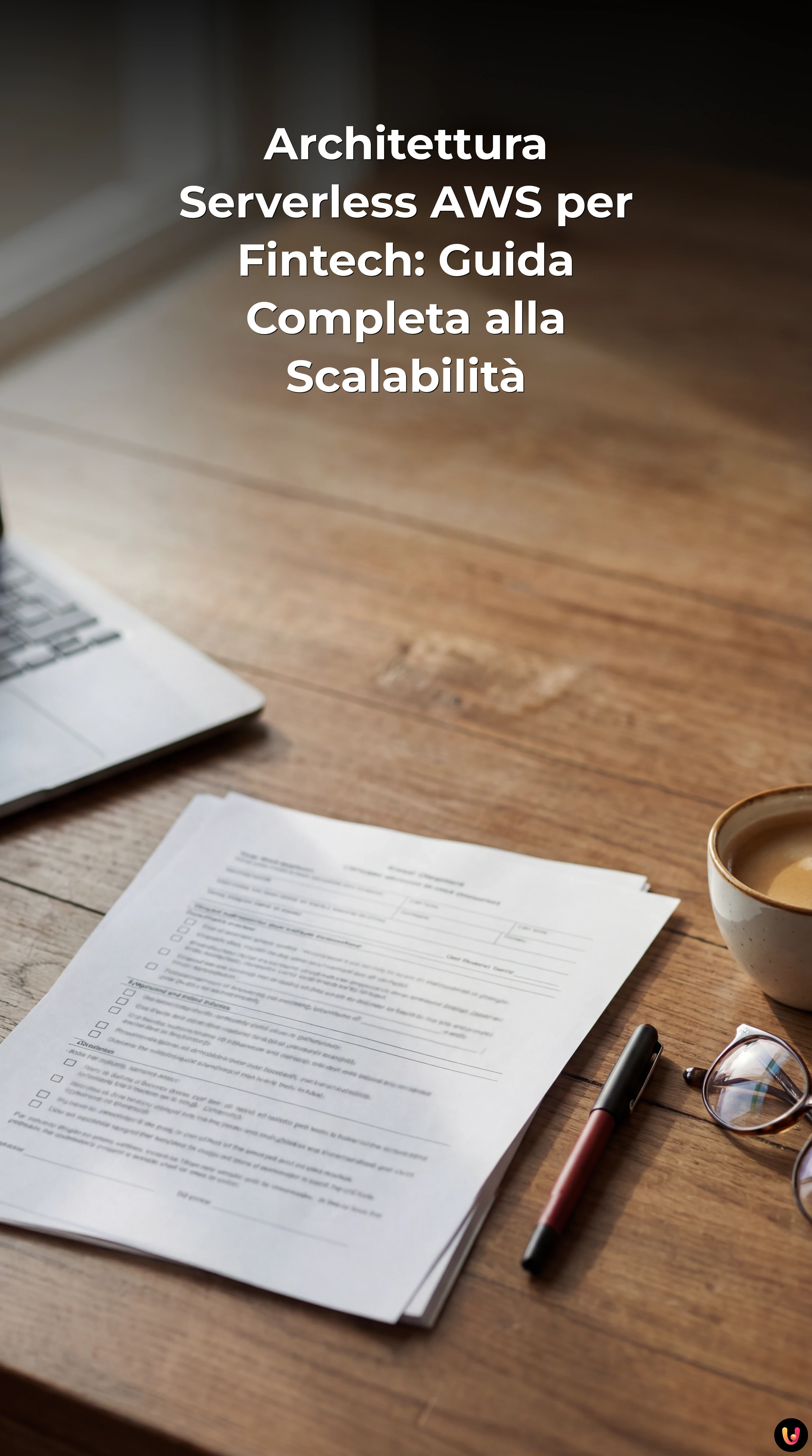 Schema concettuale di cloud computing e microservizi per il settore fintech.