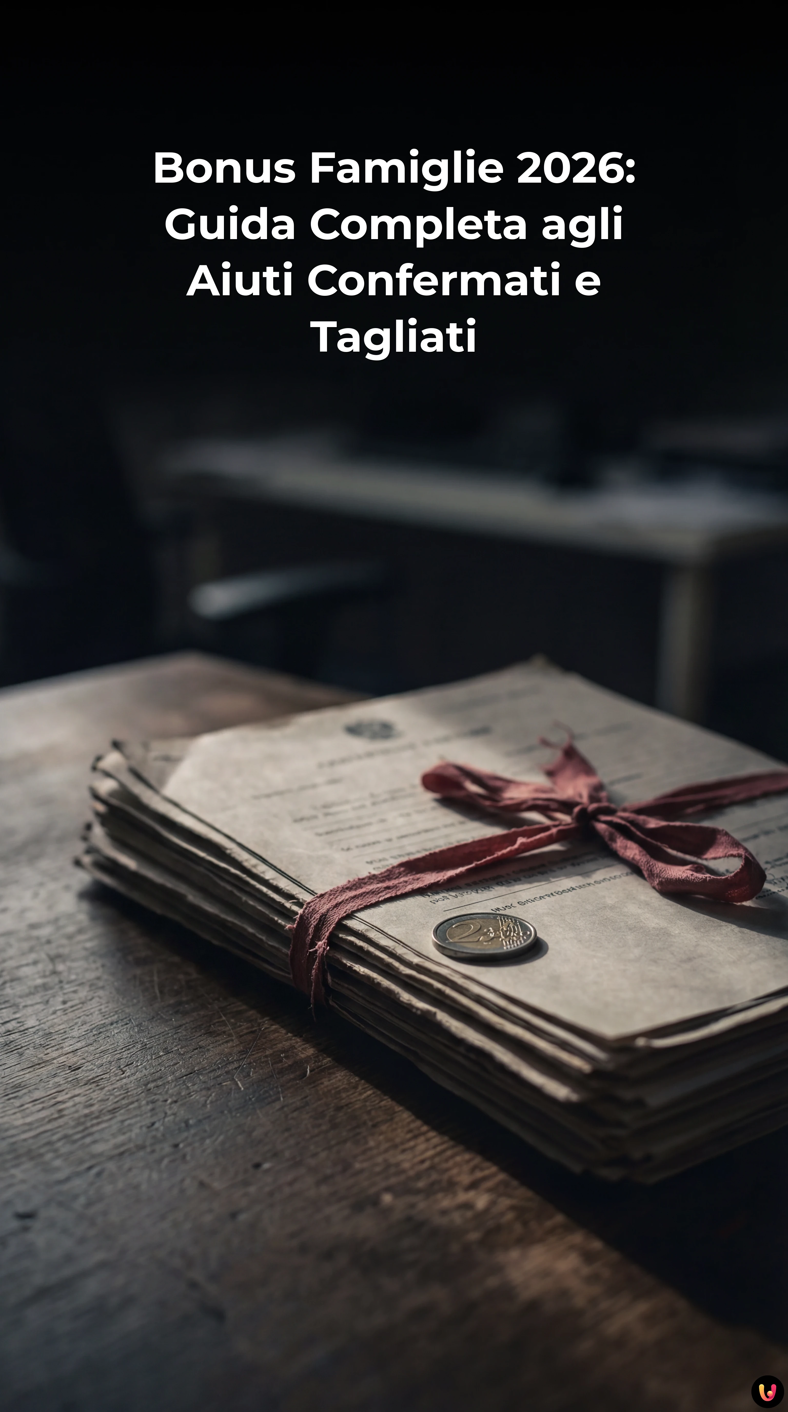 Genitori consultano documenti e calcolatrice per i nuovi bonus famiglia 2026.