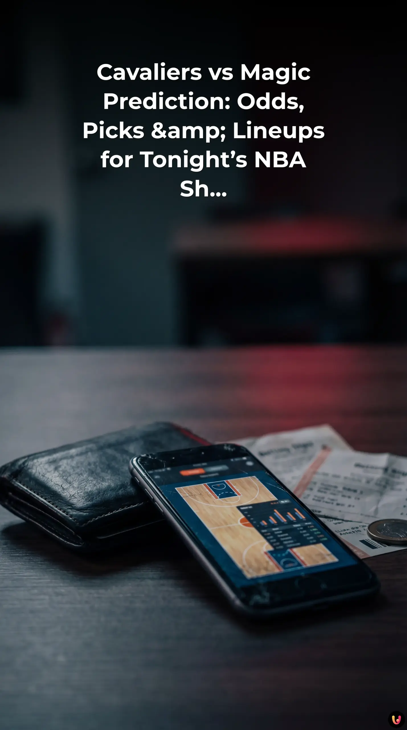 Cleveland Cavaliers vs Orlando Magic NBA basketball game action at the Kia Center.