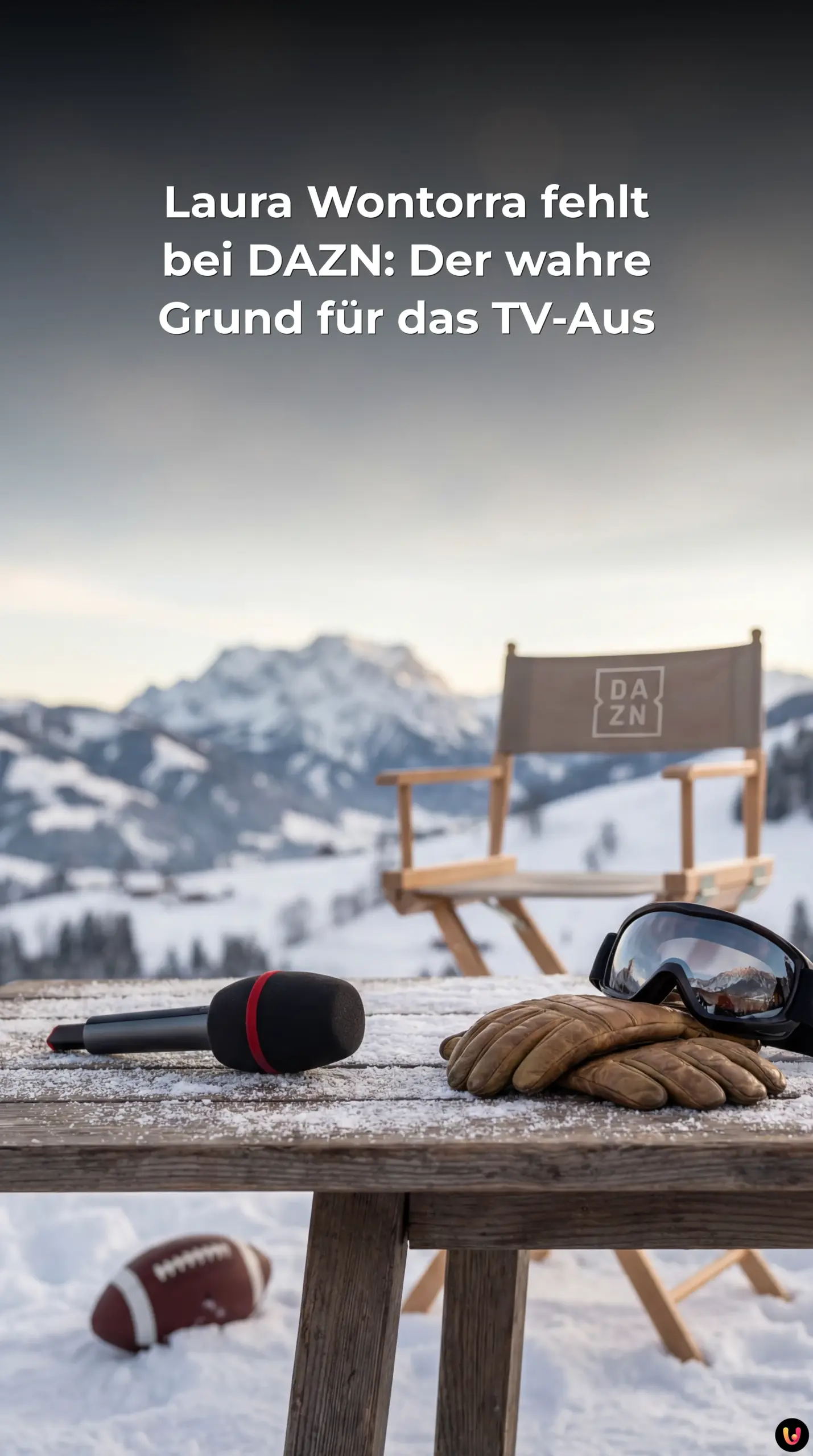 TV-Moderatorin Laura Wontorra beim Hahnenkammrennen in Kitzb&uuml;hel.