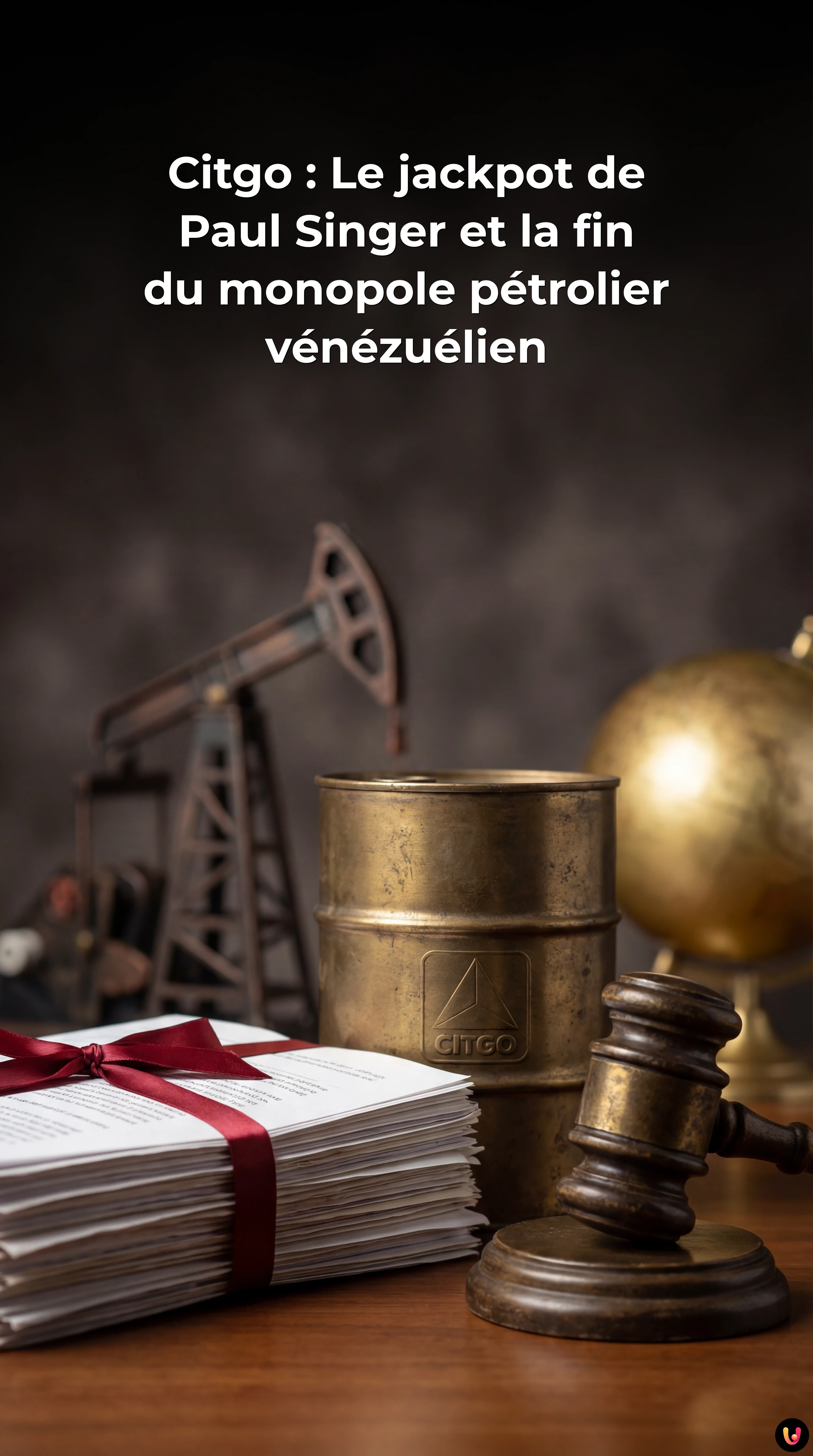 Raffinerie de p&eacute;trole Citgo sous enseigne aux &Eacute;tats-Unis