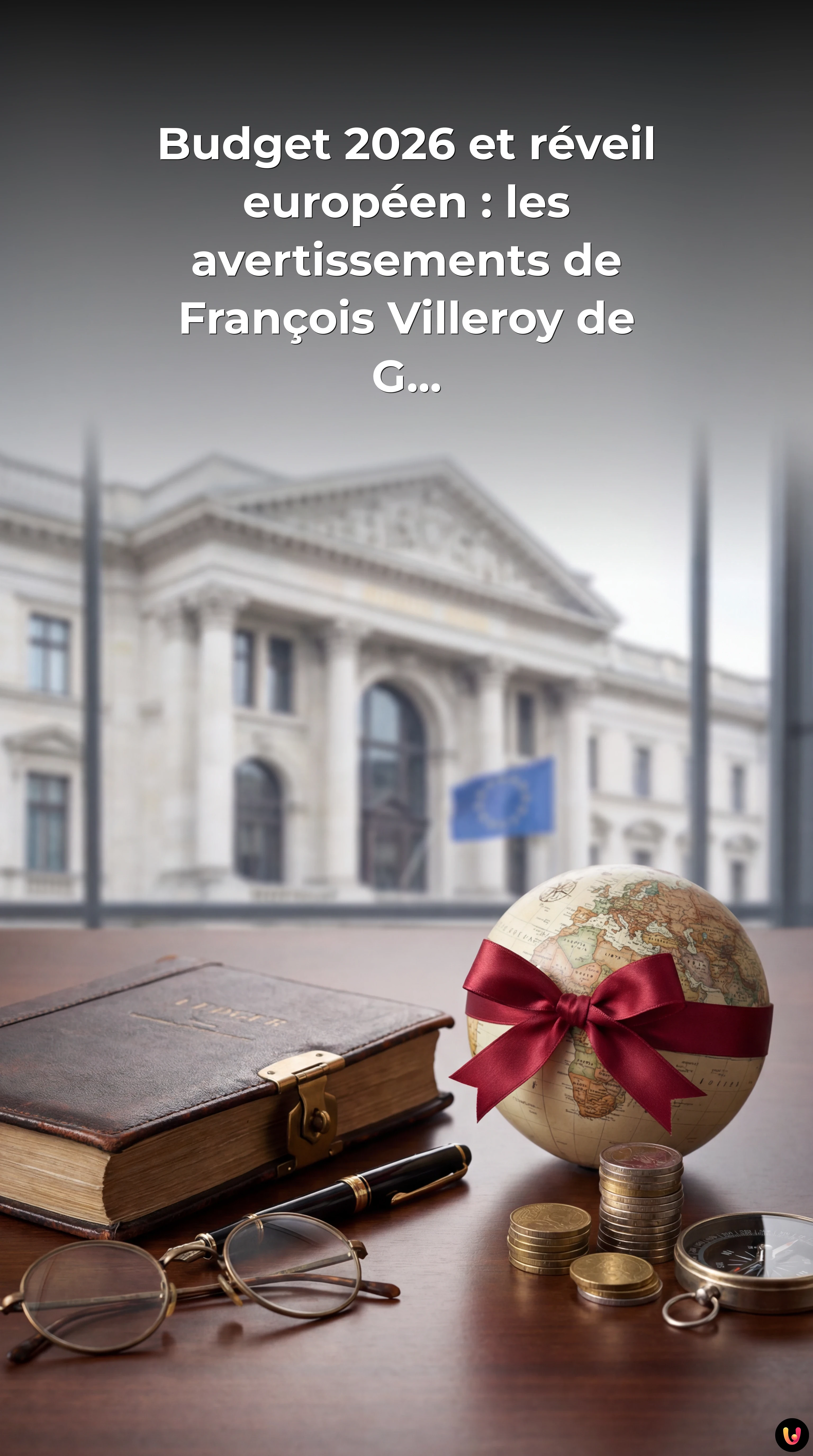 Portrait de François Villeroy de Galhau, gouverneur de la Banque de France.