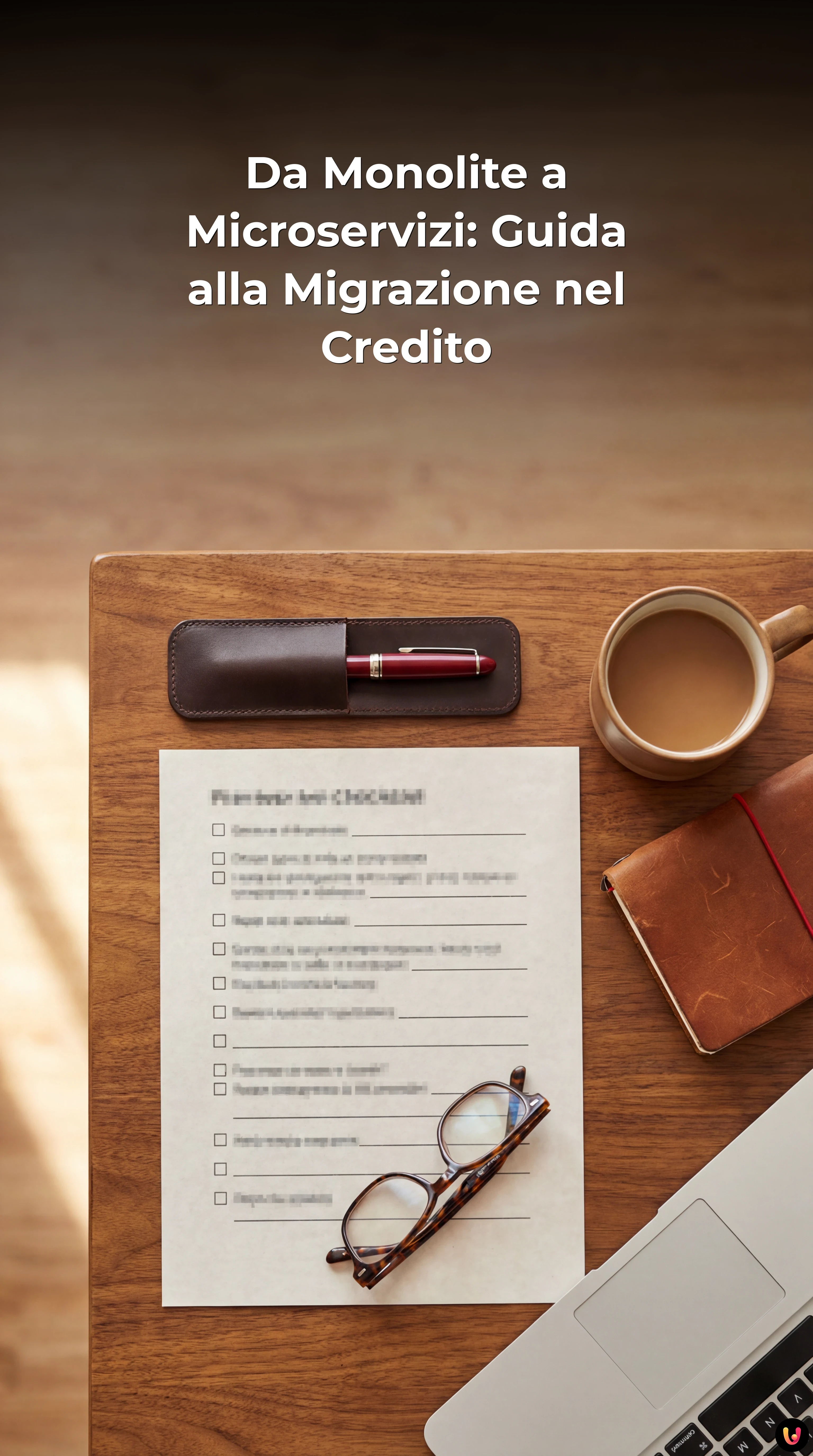 Konzeptionelles Schema der Migration vom Monolithen zu Microservices im Fintech