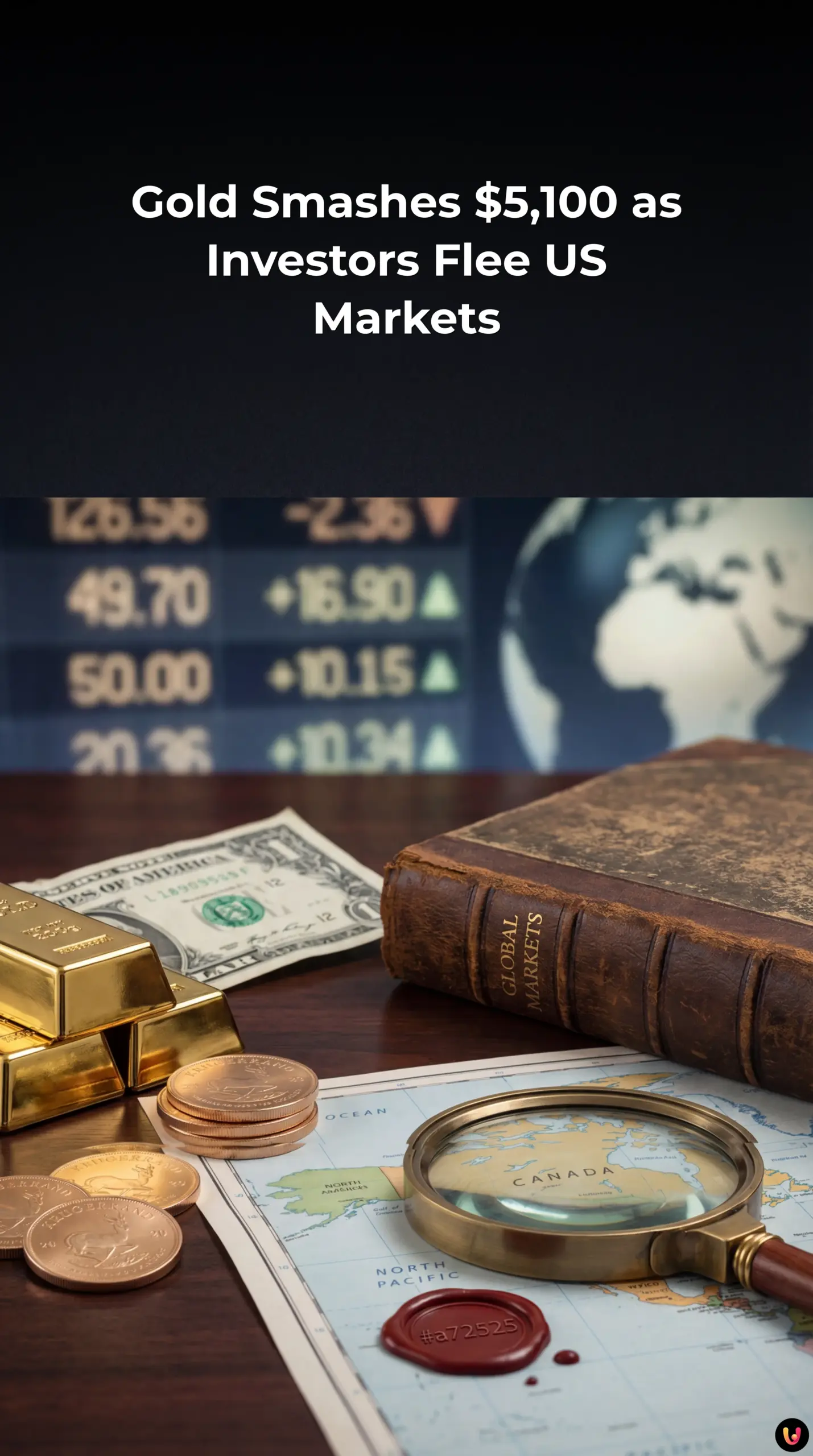 Gold Smashes $5,100 as Investors Flee US Markets