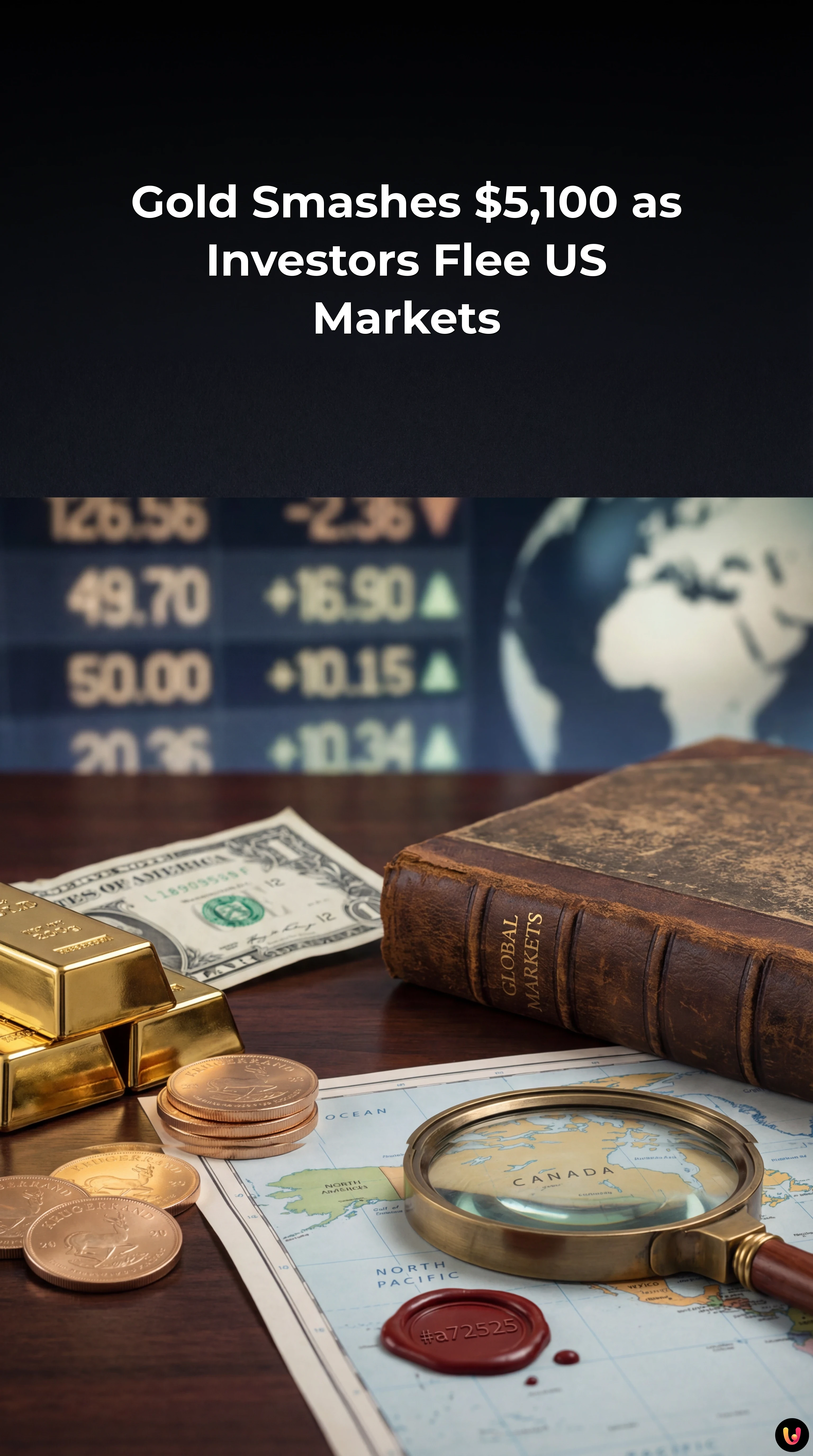 Gold Smashes $5,100 as Investors Flee US Markets