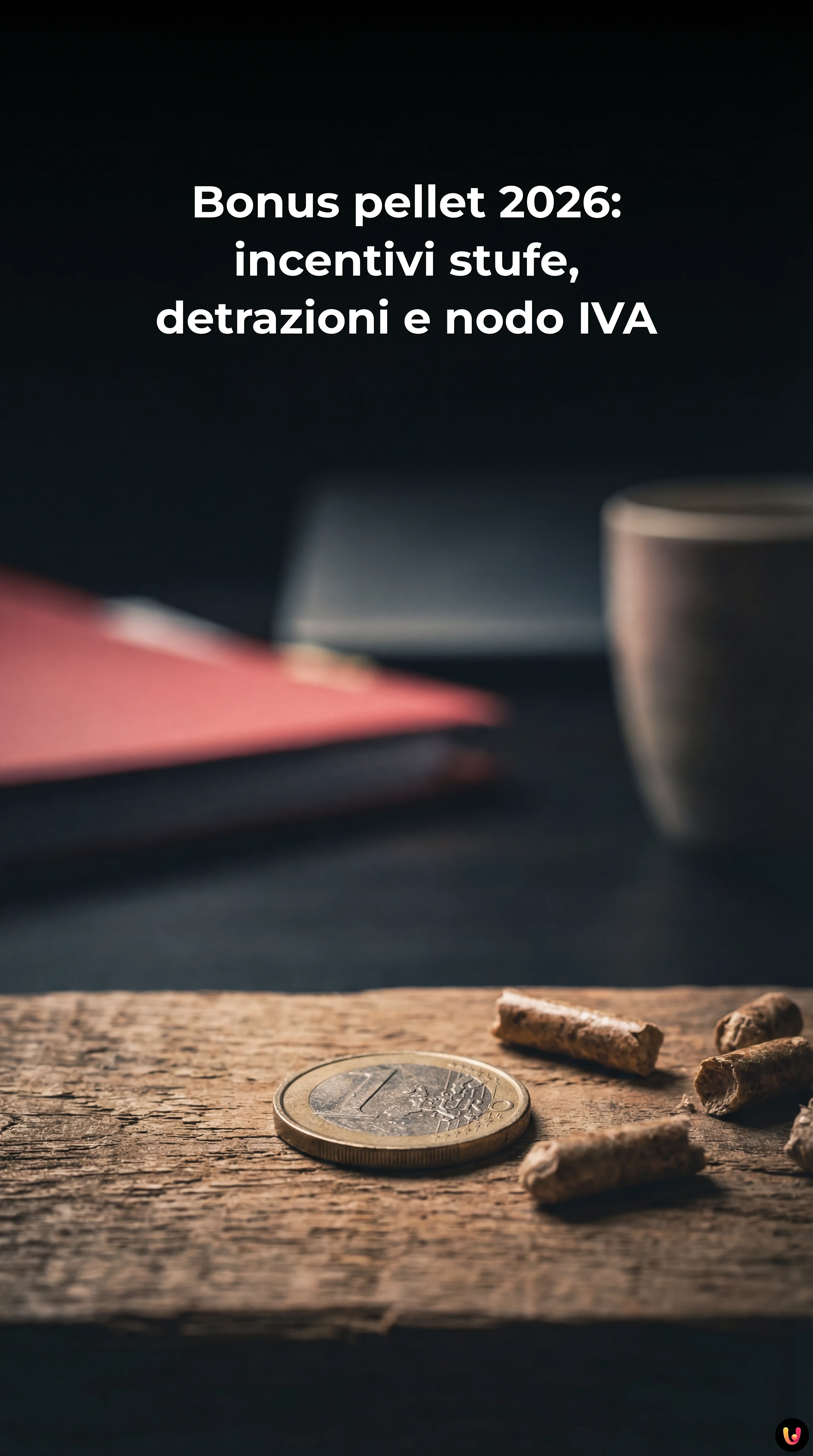 Una moderna stufa a pellet accesa riscalda un ambiente domestico confortevole