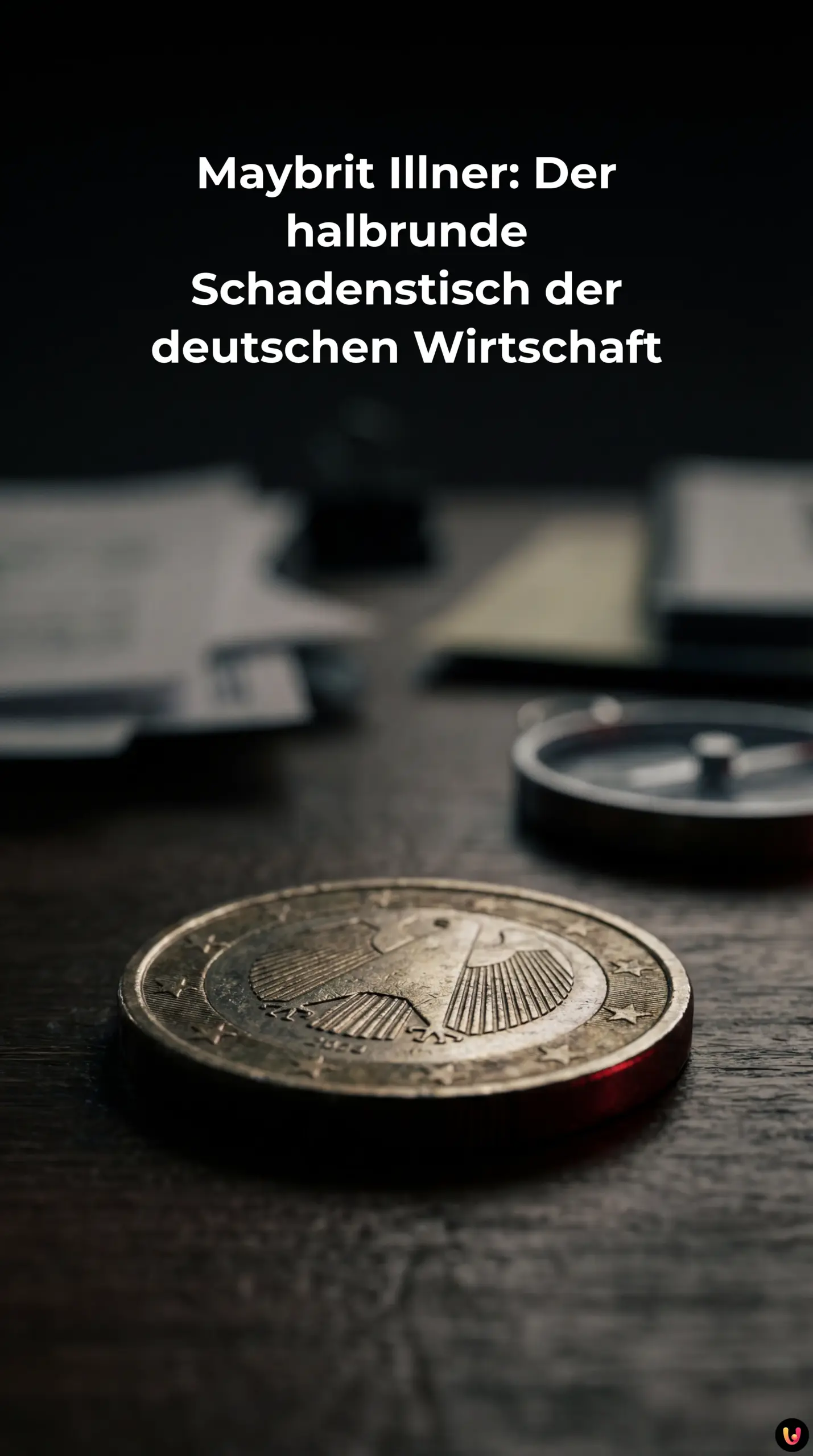 Talkrunde bei Maybrit Illner zur deutschen Wirtschaftslage