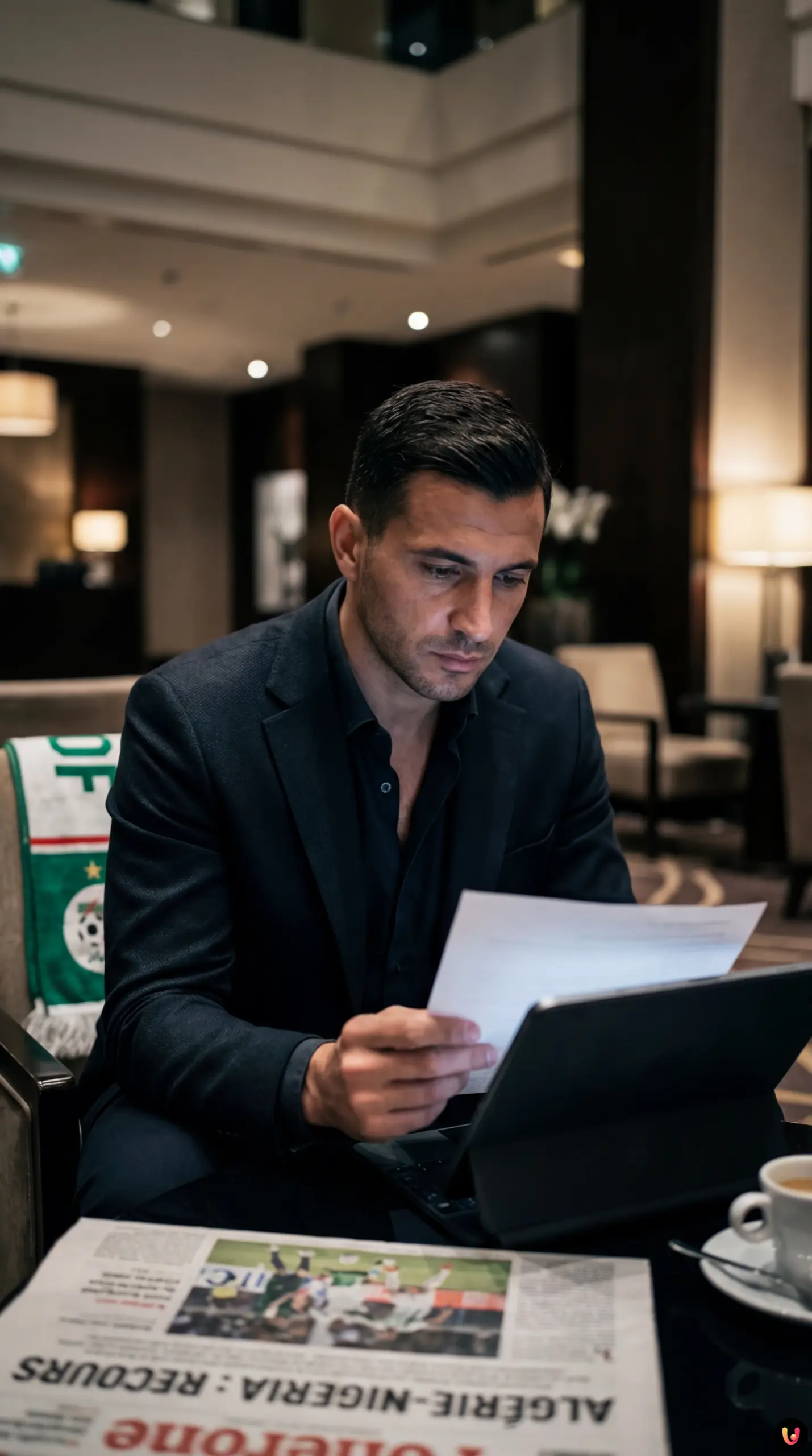 Match de football Alg&eacute;rie contre Nigeria au stade de Marrakech