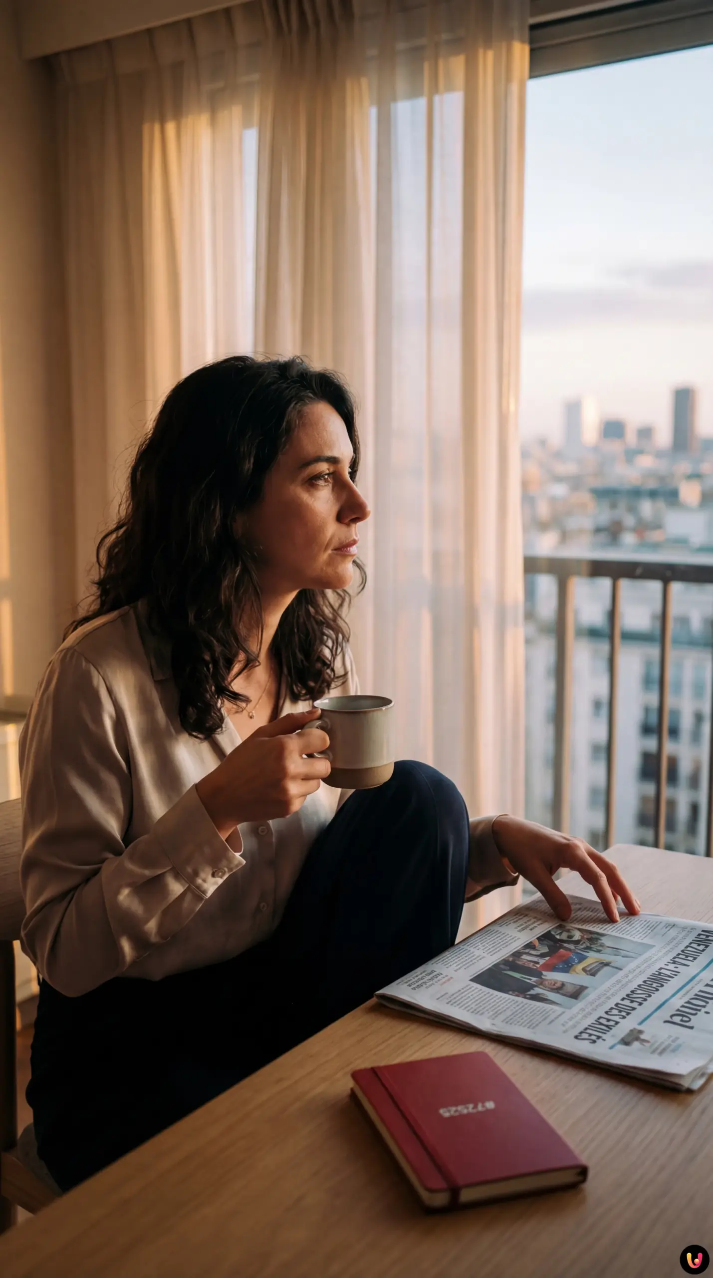 Groupe de migrants v&eacute;n&eacute;zu&eacute;liens aux &Eacute;tats-Unis exprimant leur inqui&eacute;tude face &agrave; l'avenir.