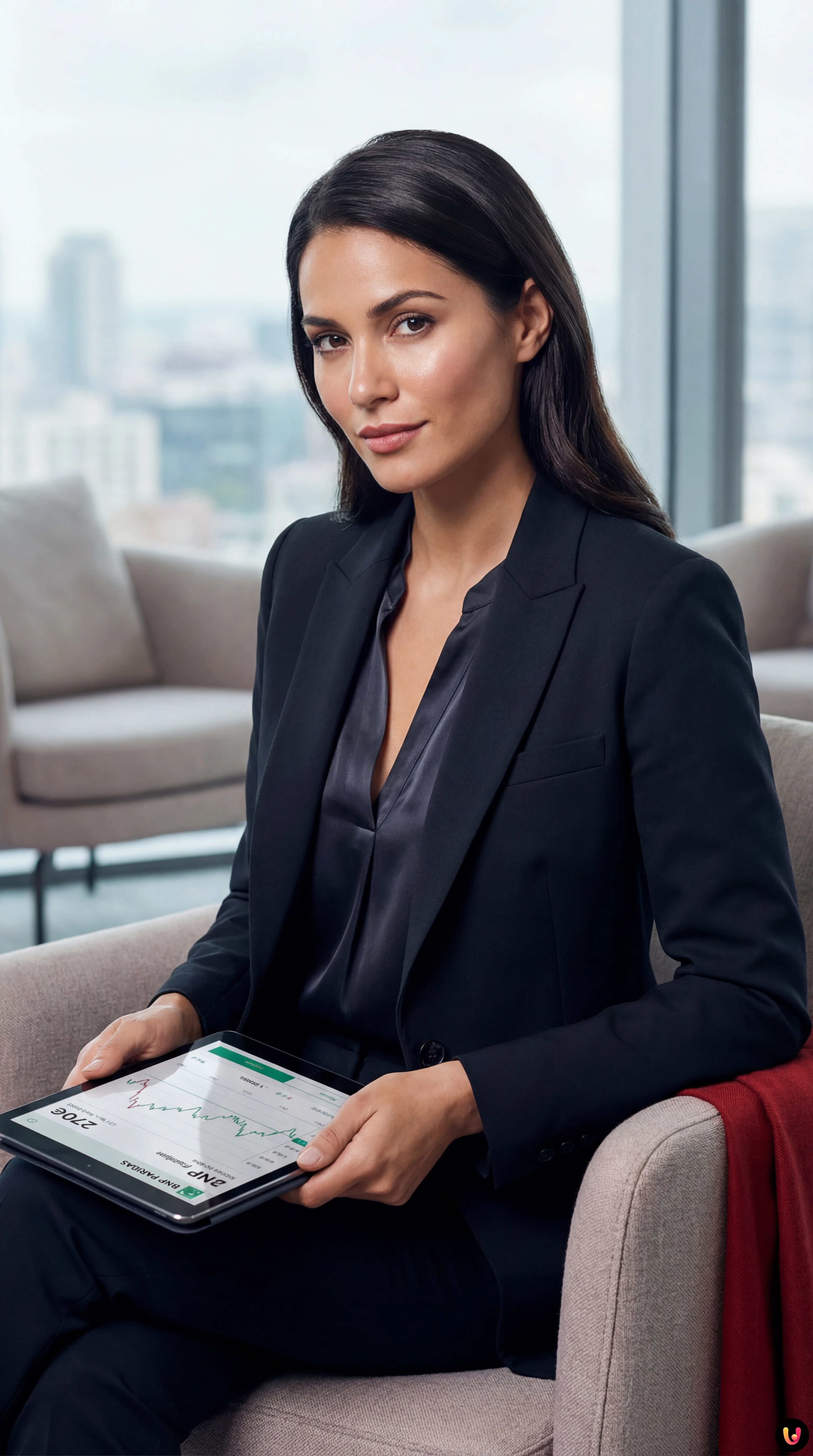 Fa&ccedil;ade moderne d'une agence BNP Paribas avec le logo vert