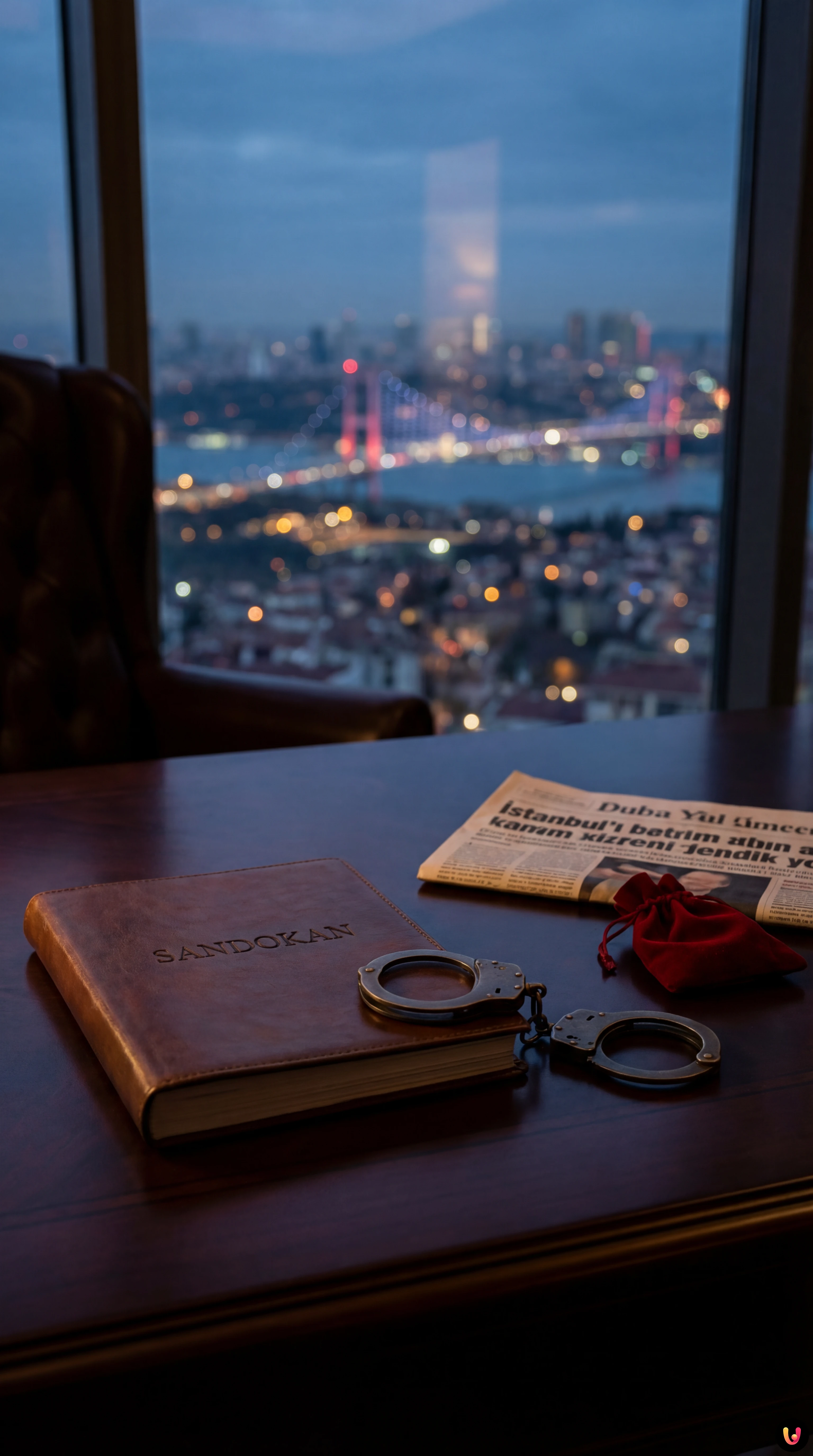 Primo piano dell'attore turco Can Yaman con espressione seria e intensa