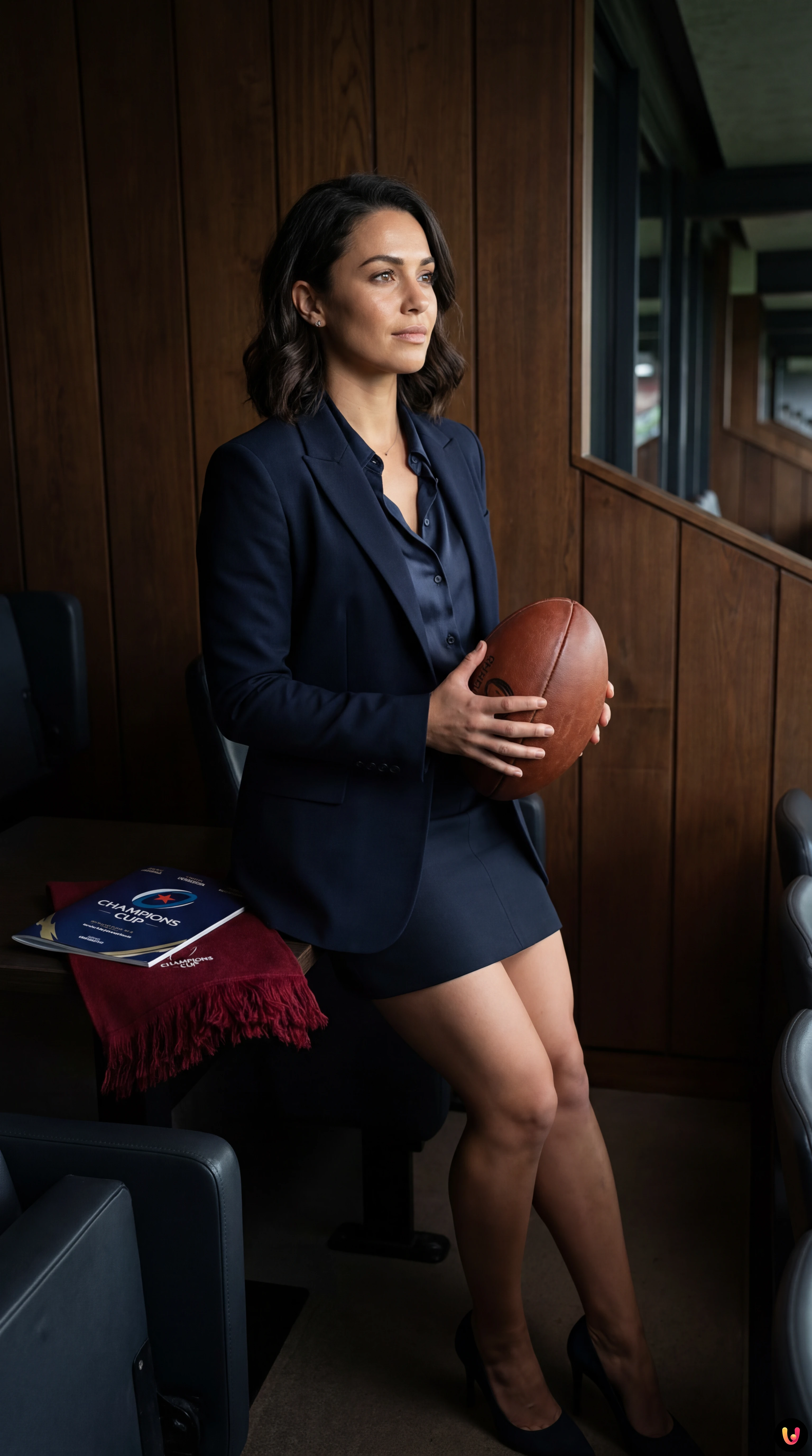 Action de jeu du match Leicester Tigers contre Aviron Bayonnais