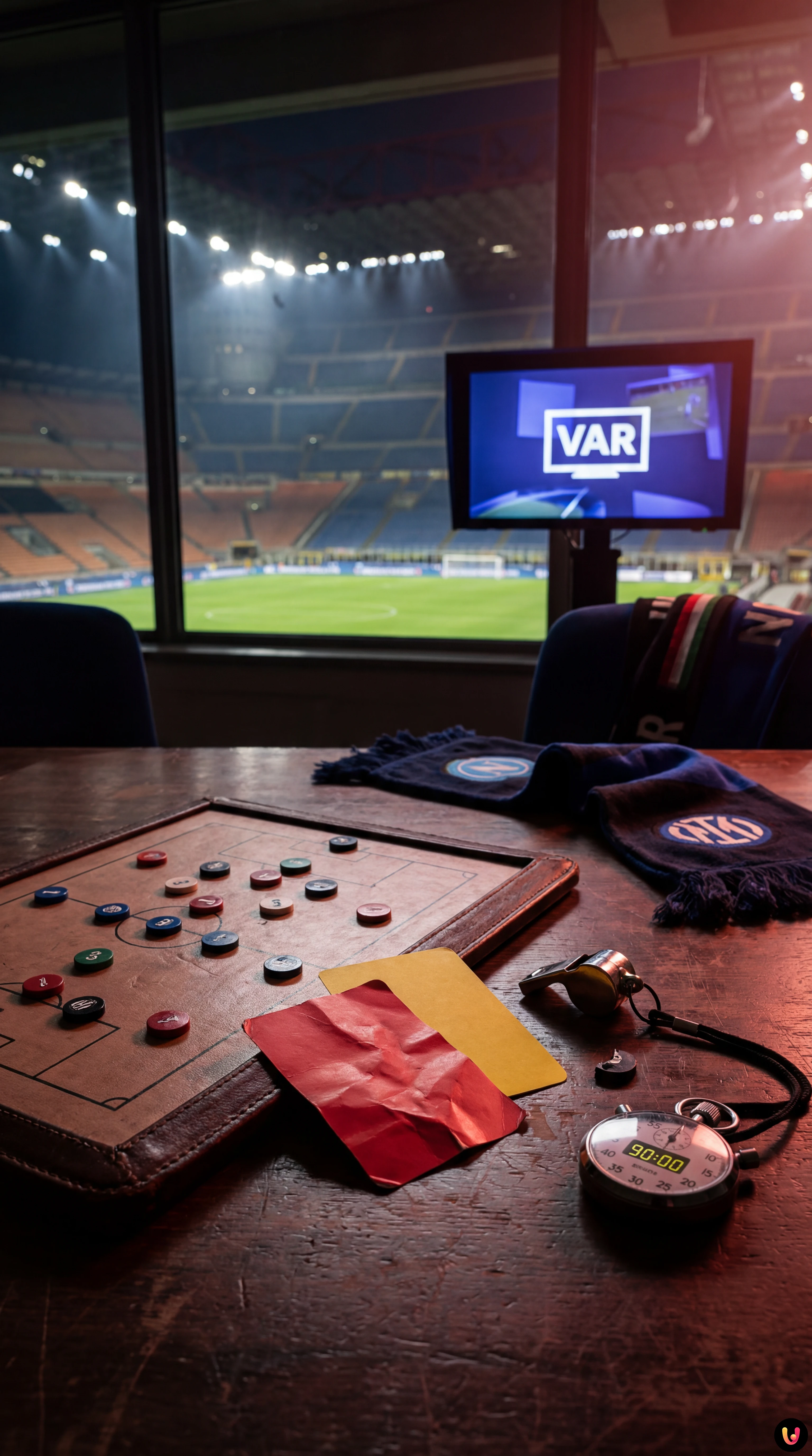 Antonio Conte urla arrabbiato a bordo campo durante la partita Inter-Napoli.
