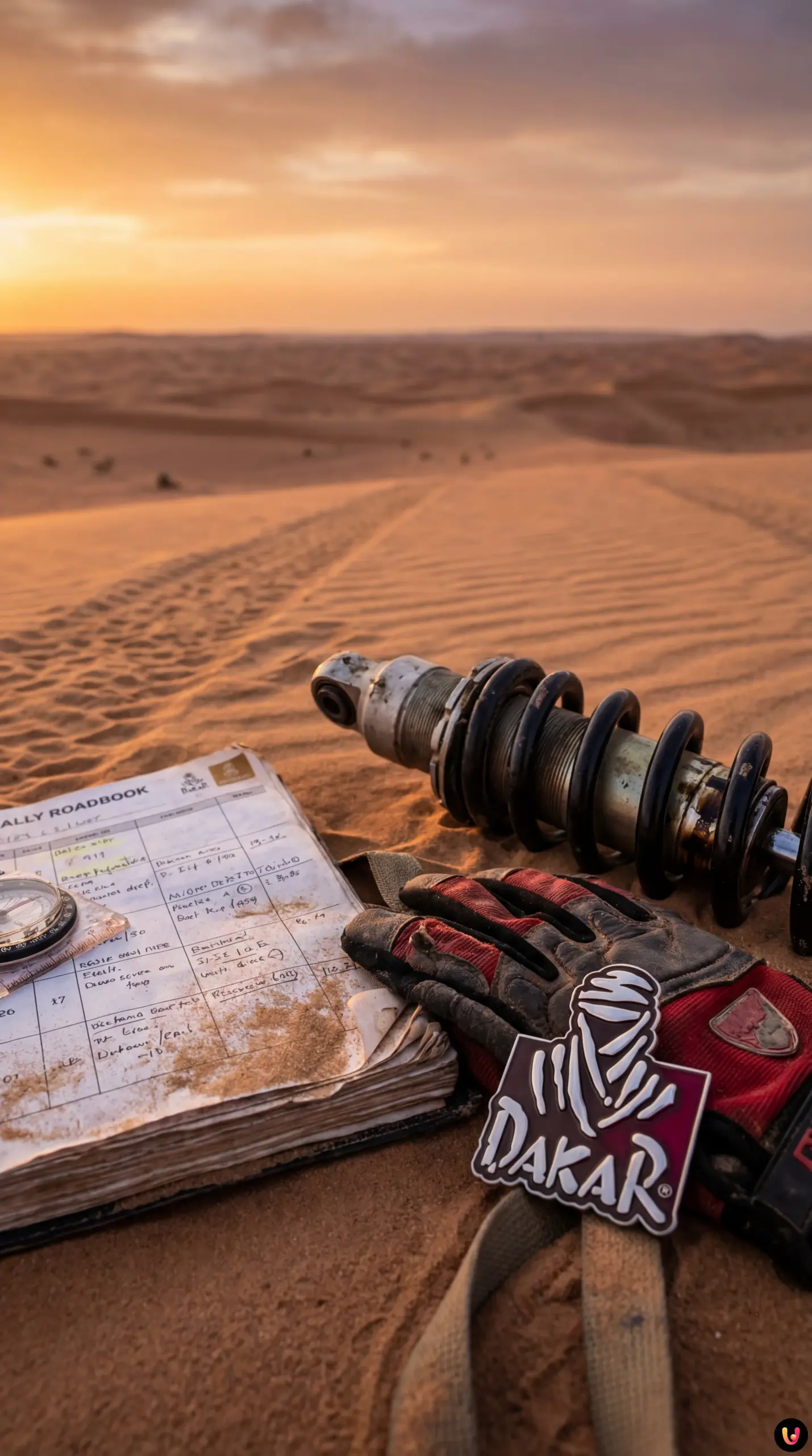 Nani Roma pilote son véhicule dans les dunes saoudiennes au Dakar 2026