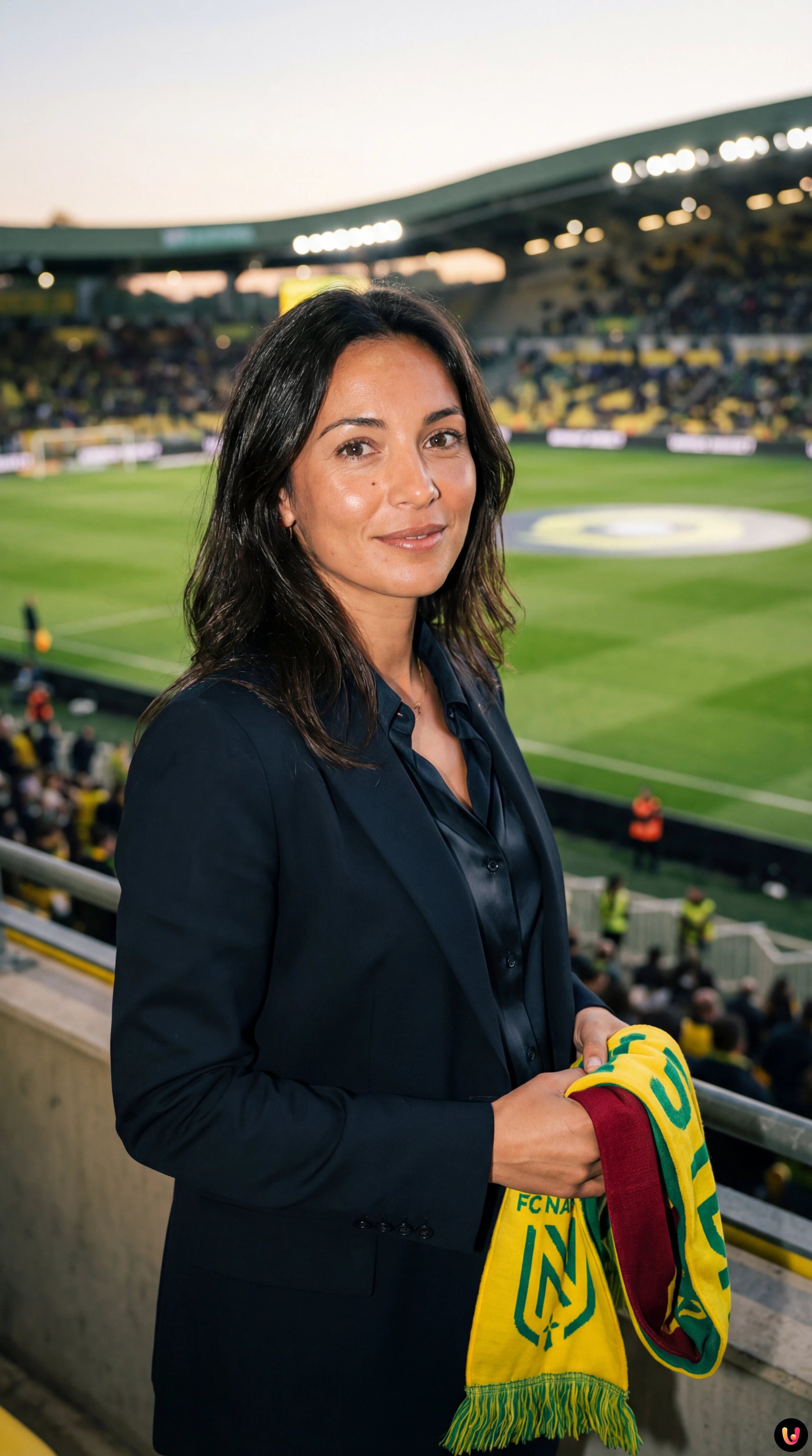 Duel intense entre les joueurs du FC Nantes et de l'OGC Nice au stade de la Beaujoire.