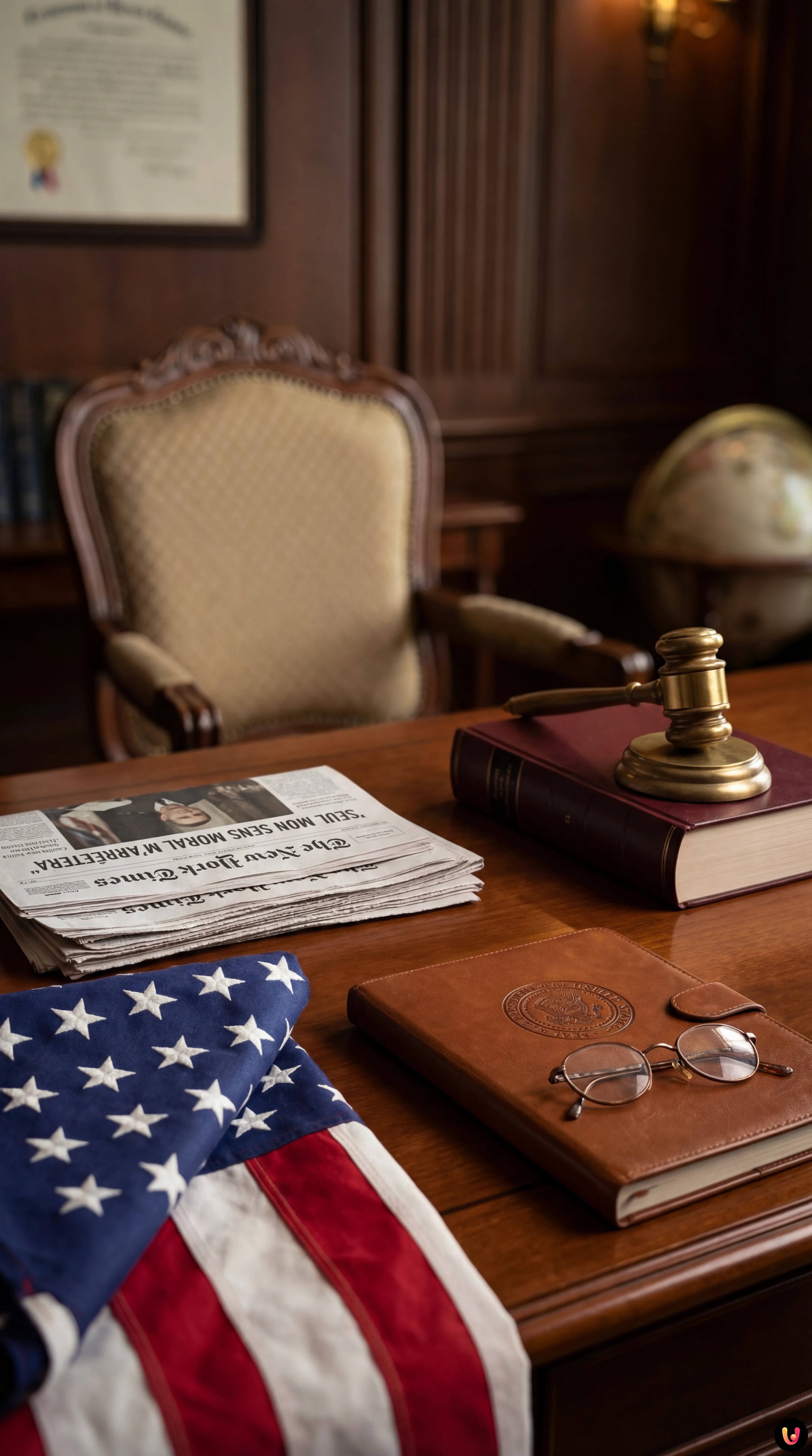 Donald Trump en interview au Bureau ovale avec J.D. Vance et Marco Rubio