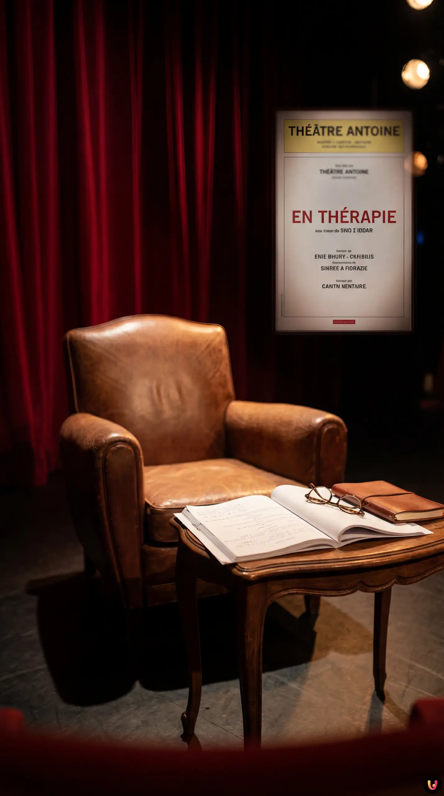 Francis Huster interpr&egrave;te le psychanalyste dans la pi&egrave;ce En Th&eacute;rapie