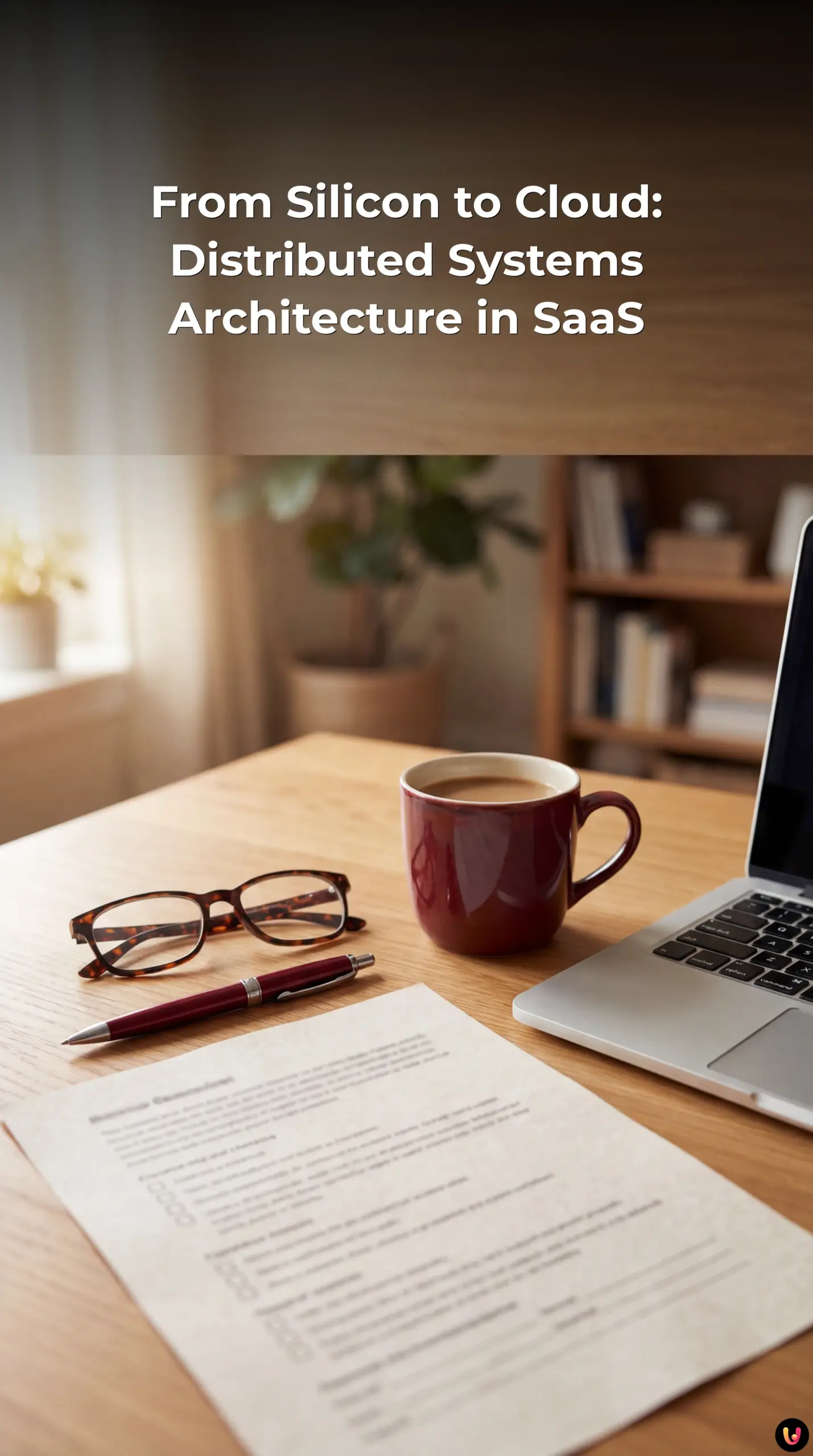 Abstract visualization of silicon chips evolving into cloud server networks