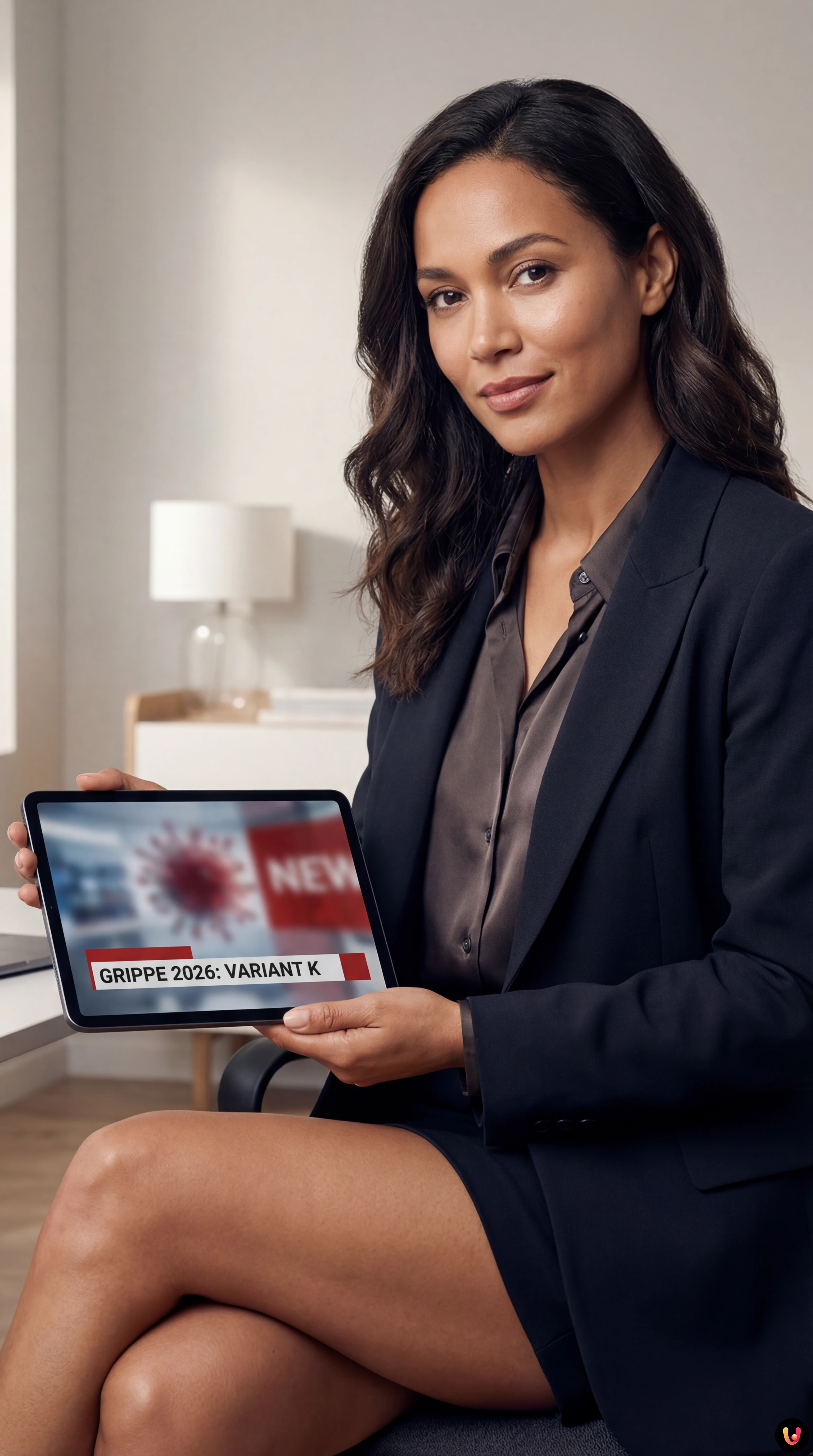 Infographie sur l'impact du variant K de la grippe sur les h&ocirc;pitaux en 2026