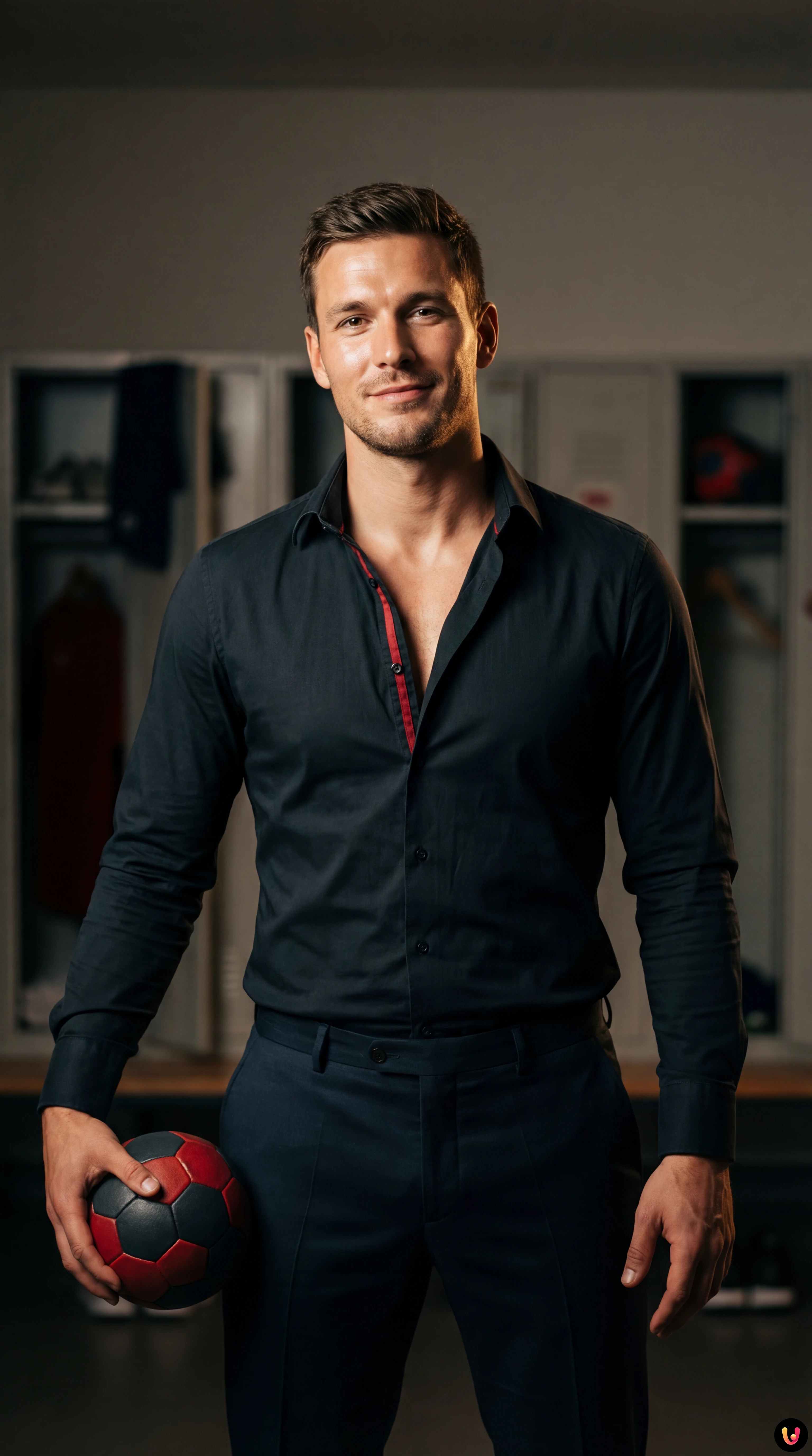 L'&eacute;quipe de France de handball c&eacute;l&egrave;bre sa victoire contre l'Islande.