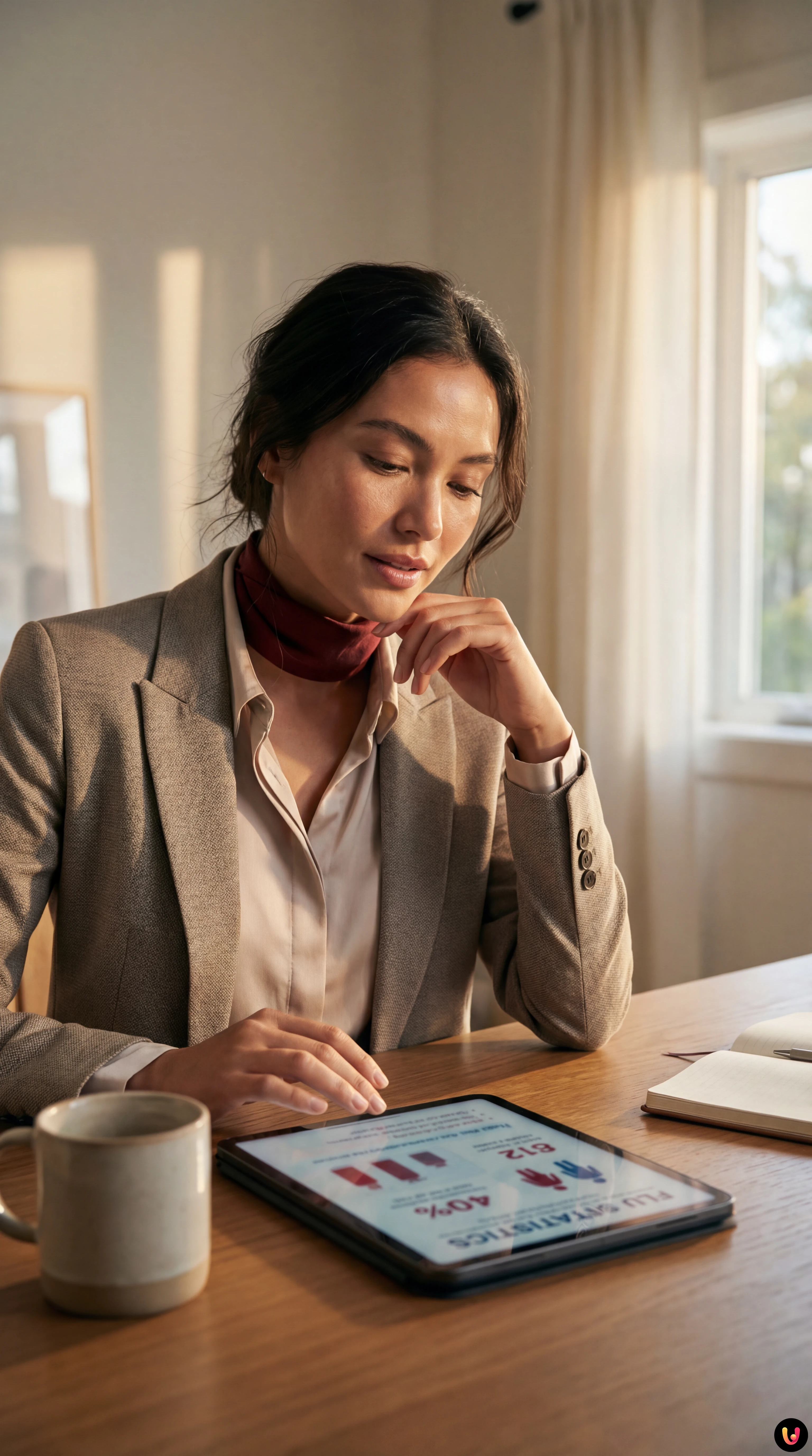 Medici in un reparto ospedaliero affollato per il picco di influenza e polmoniti