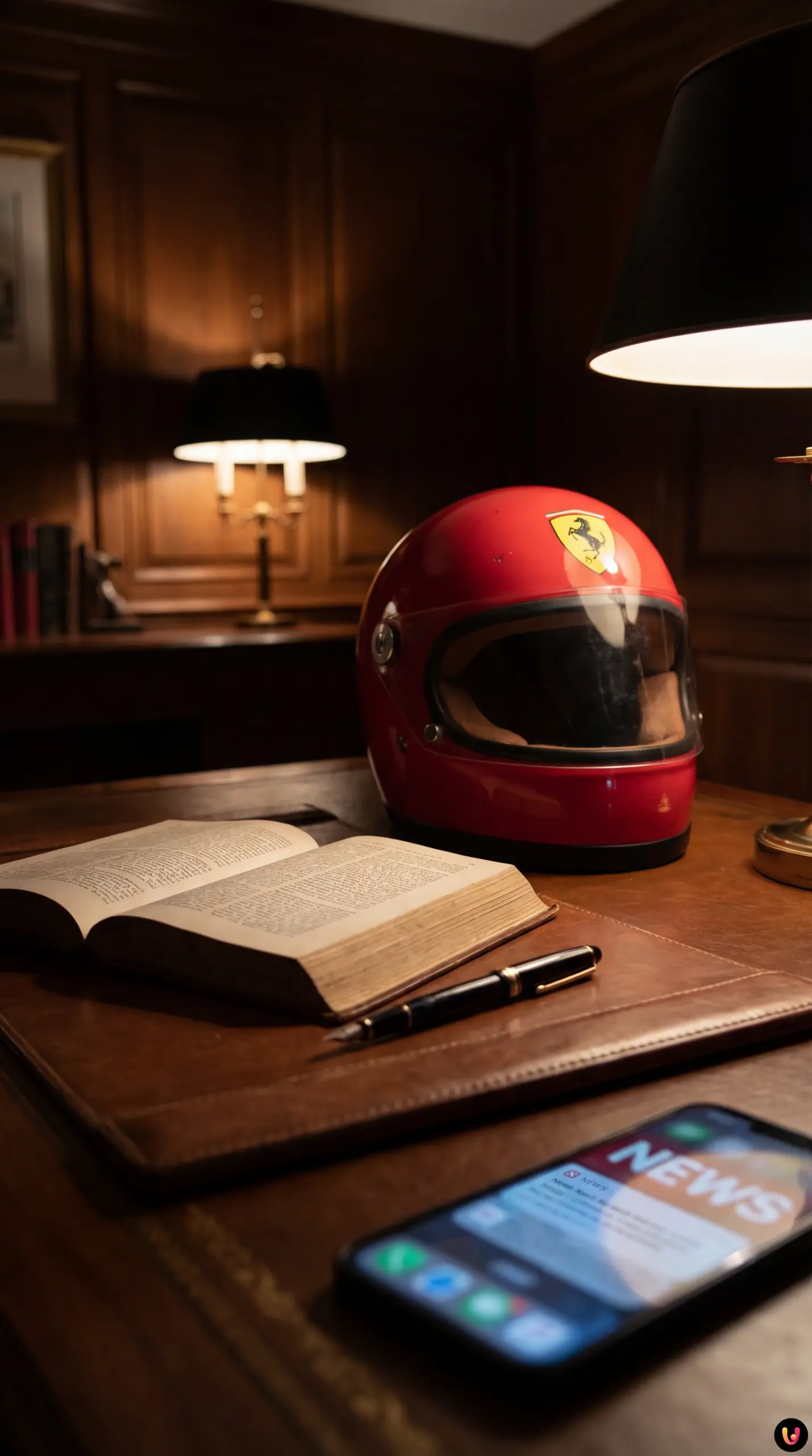 Portrait de Michael Schumacher légende de la Formule 1 chez Ferrari