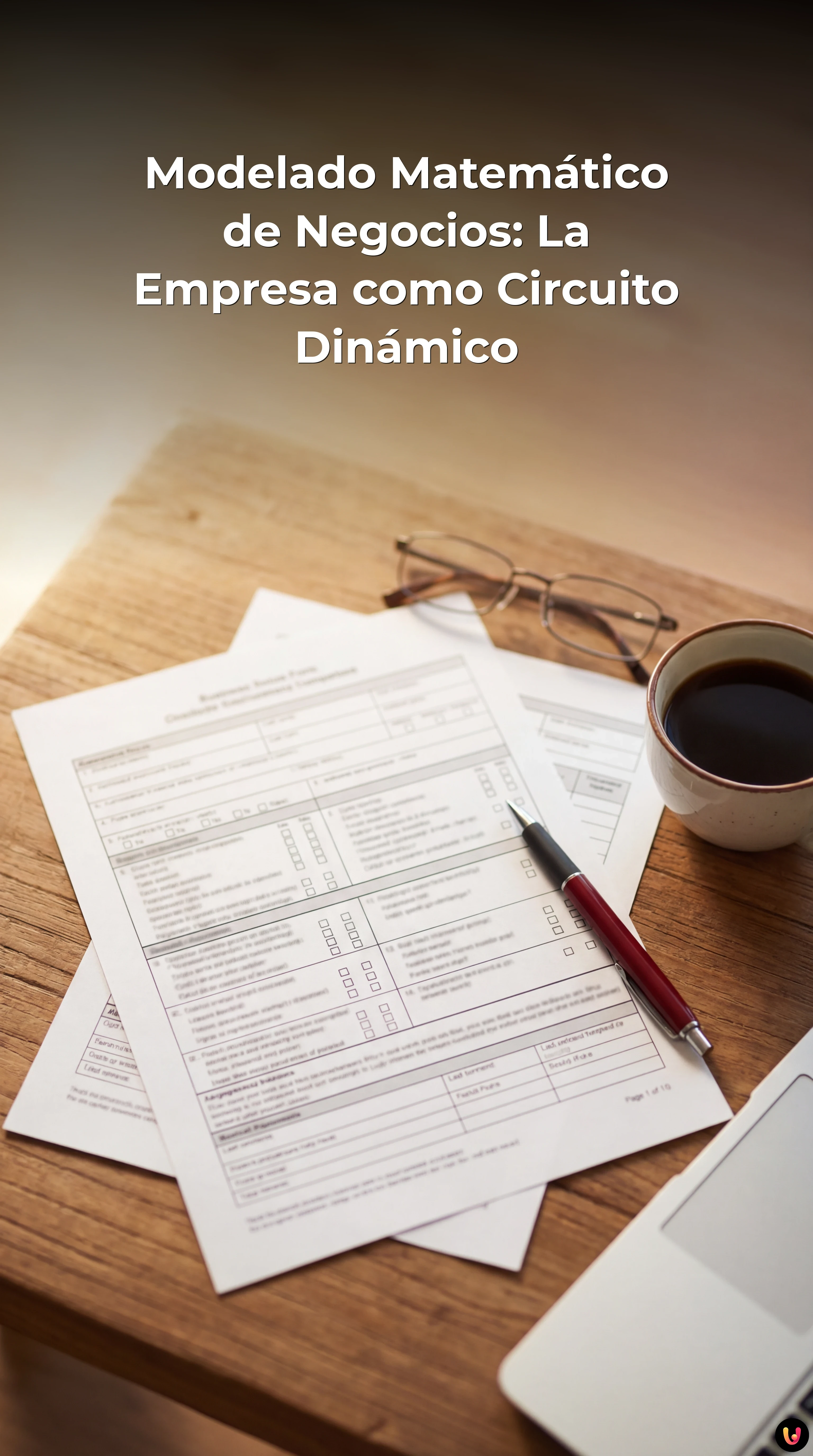Representaci&oacute;n conceptual de un negocio modelado como circuito el&eacute;ctrico