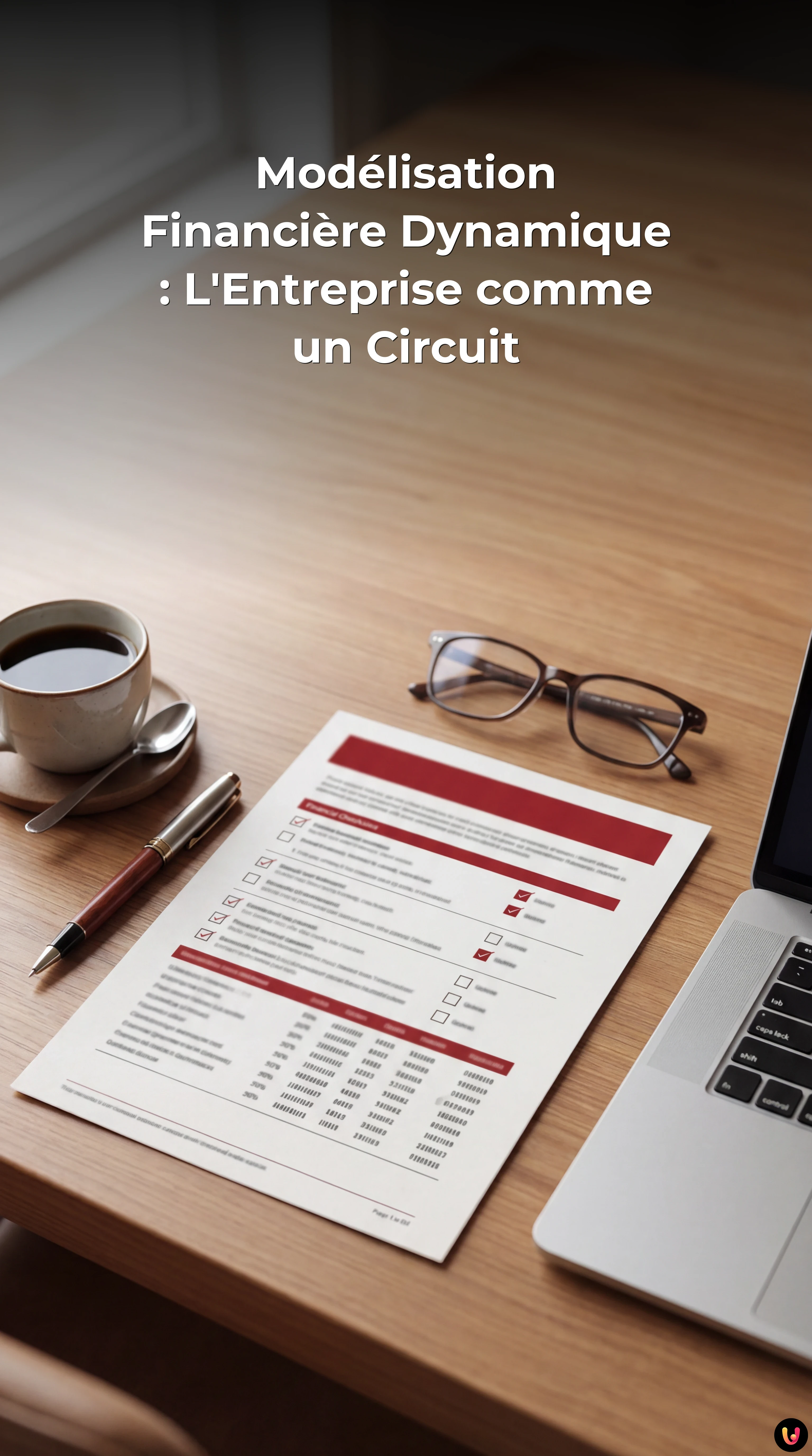 Sch&eacute;ma comparant la gestion d'entreprise &agrave; un circuit &eacute;lectronique complexe.
