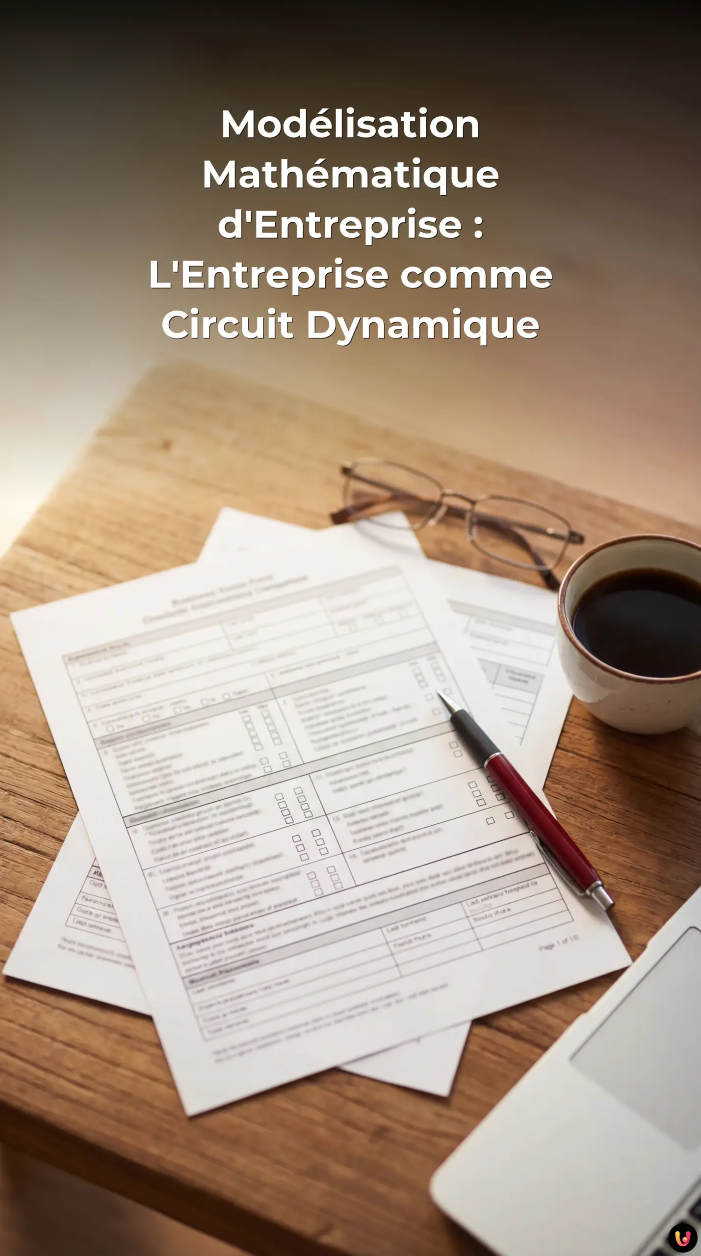 Sch&eacute;ma fusionnant analyse financi&egrave;re et circuit &eacute;lectrique complexe.