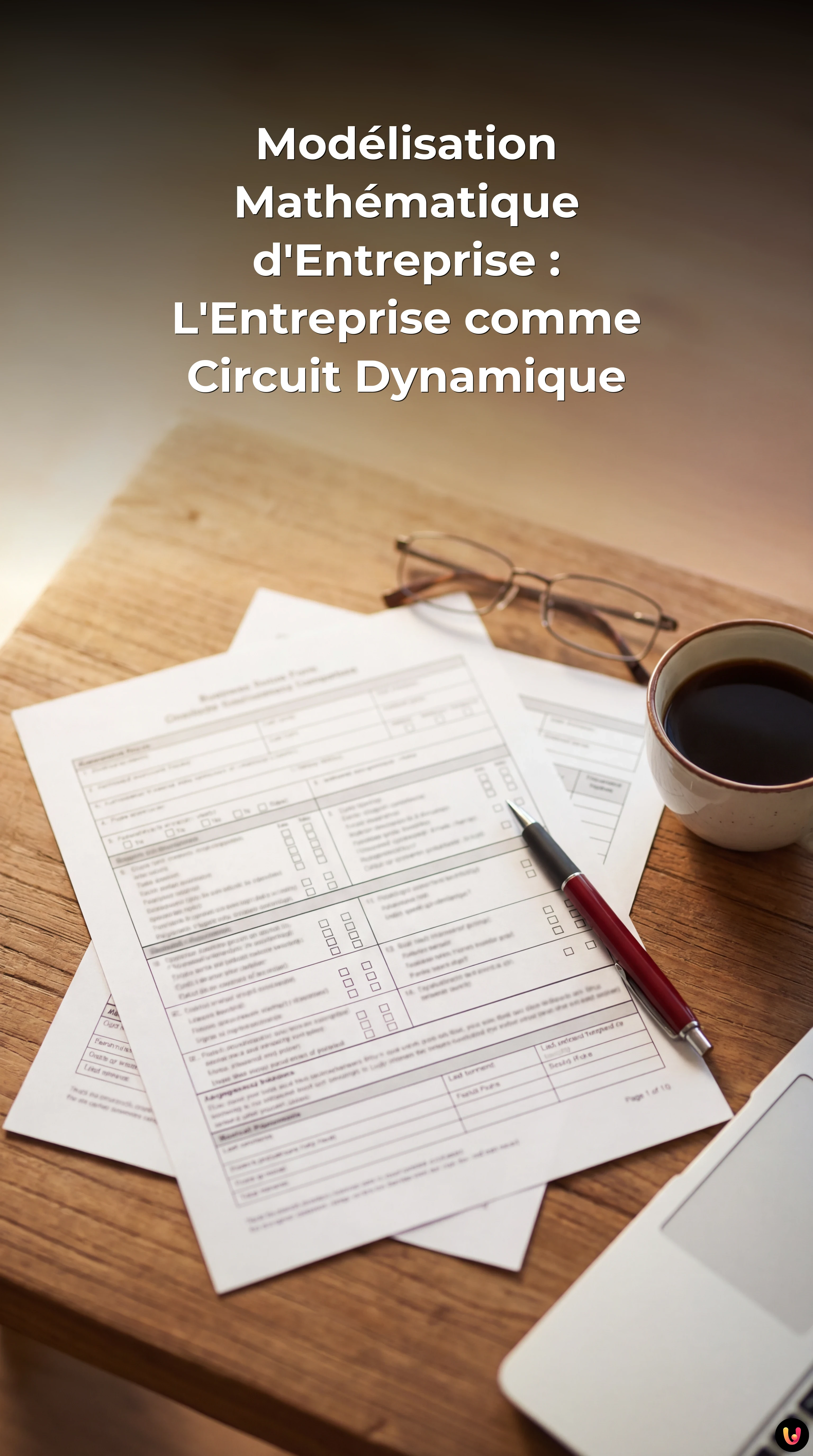 Sch&eacute;ma fusionnant analyse financi&egrave;re et circuit &eacute;lectrique complexe.