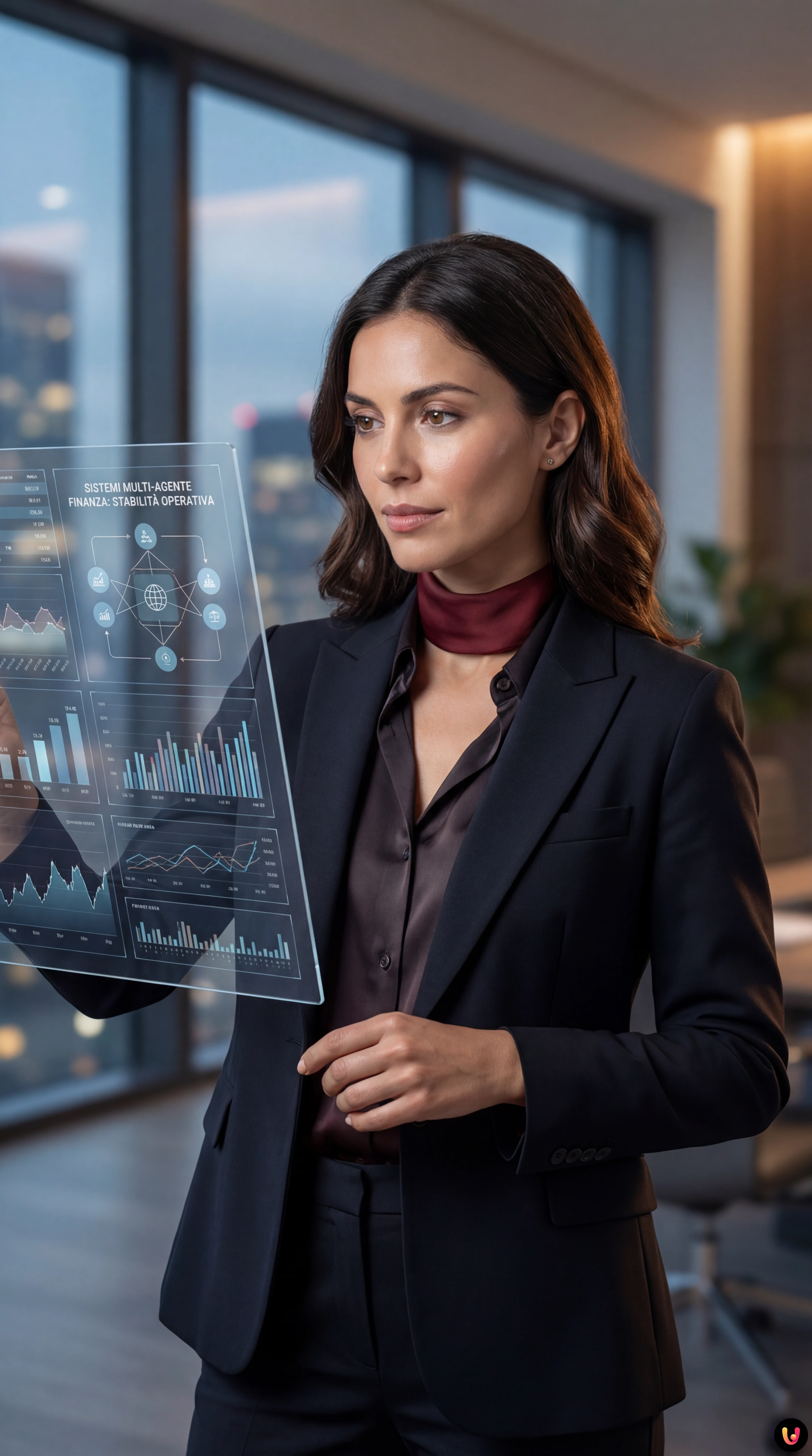 Abstract representation of multi-agent systems for finance and risk control