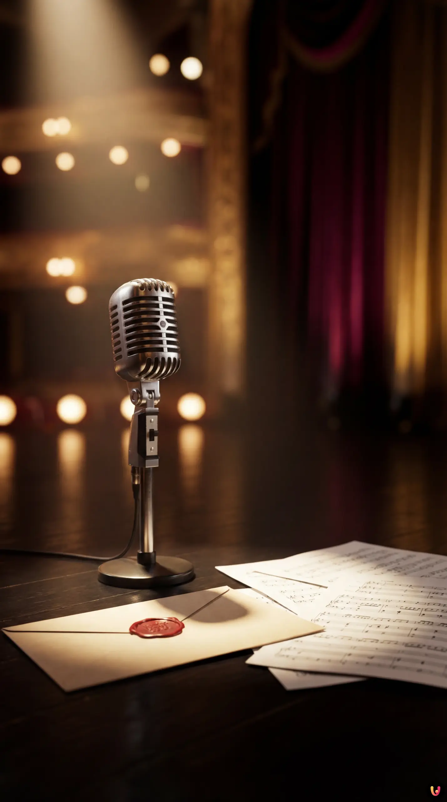 Marine et Charles sur le plateau de la Star Academy lors de la demi-finale sur TF1