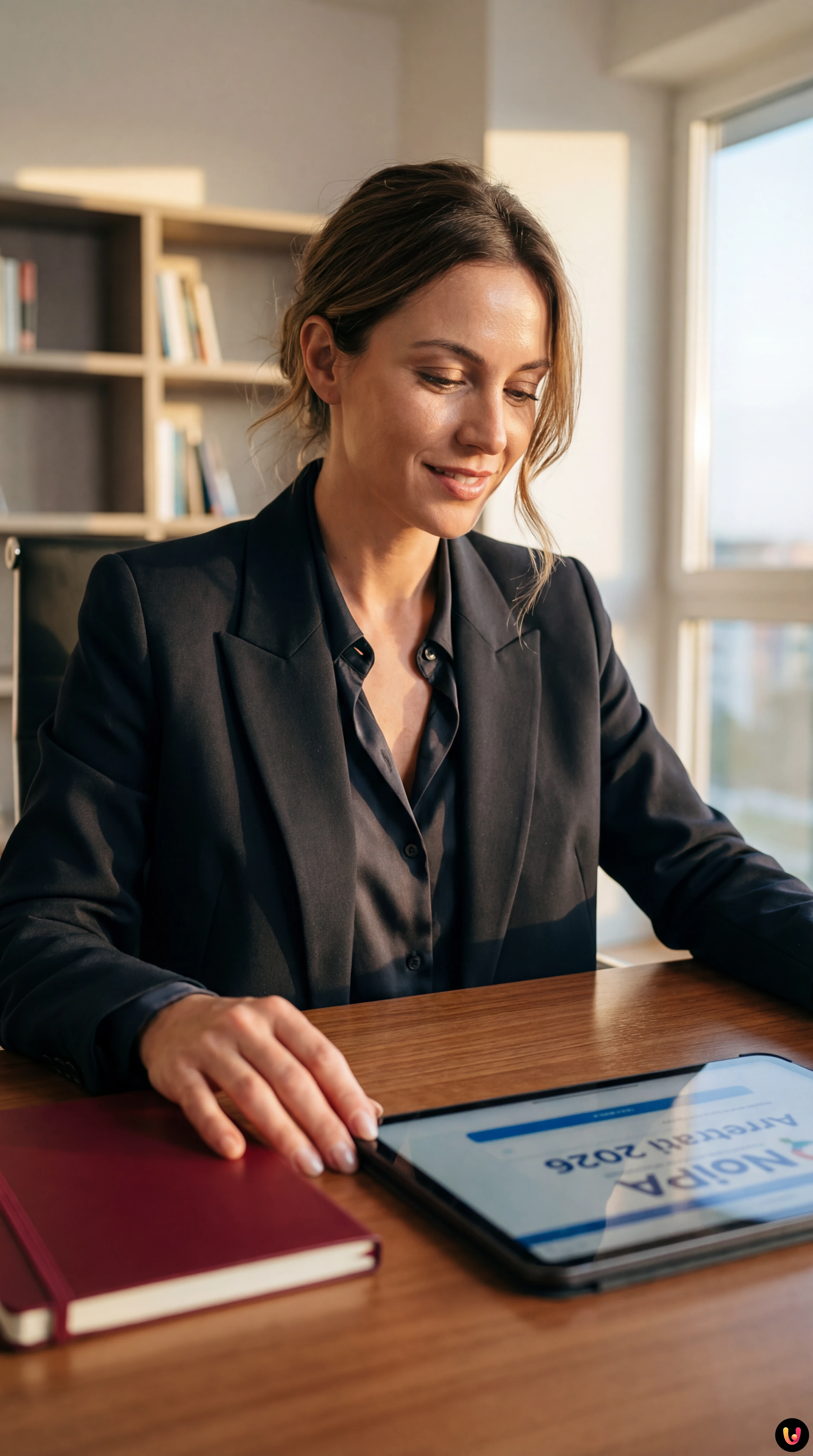 Dipendente scolastico consulta il cedolino stipendio su NoiPA al computer