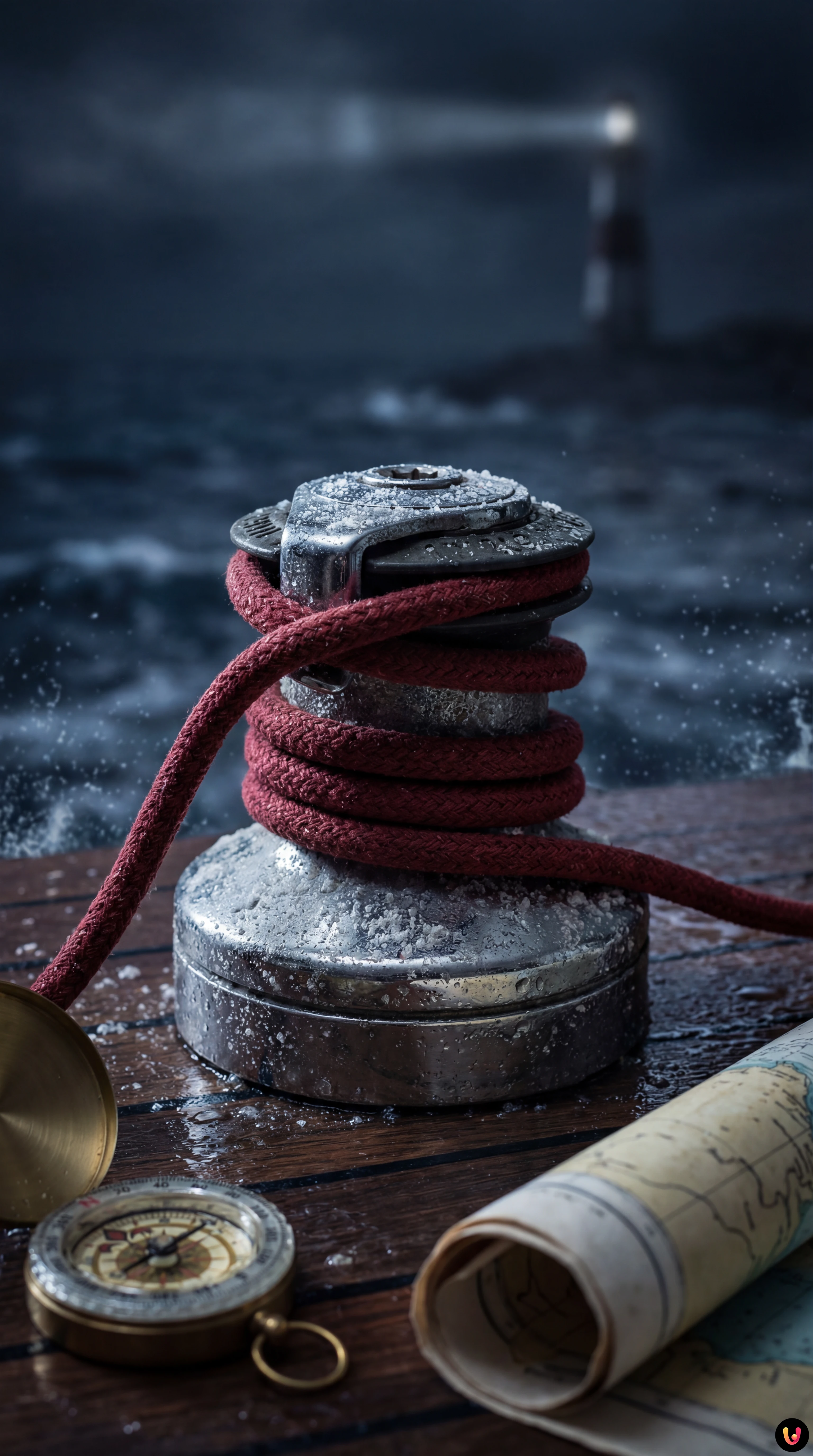 Le maxi-trimaran Sodebo Ultim 3 navigue &agrave; haute vitesse dans les mers du Sud.